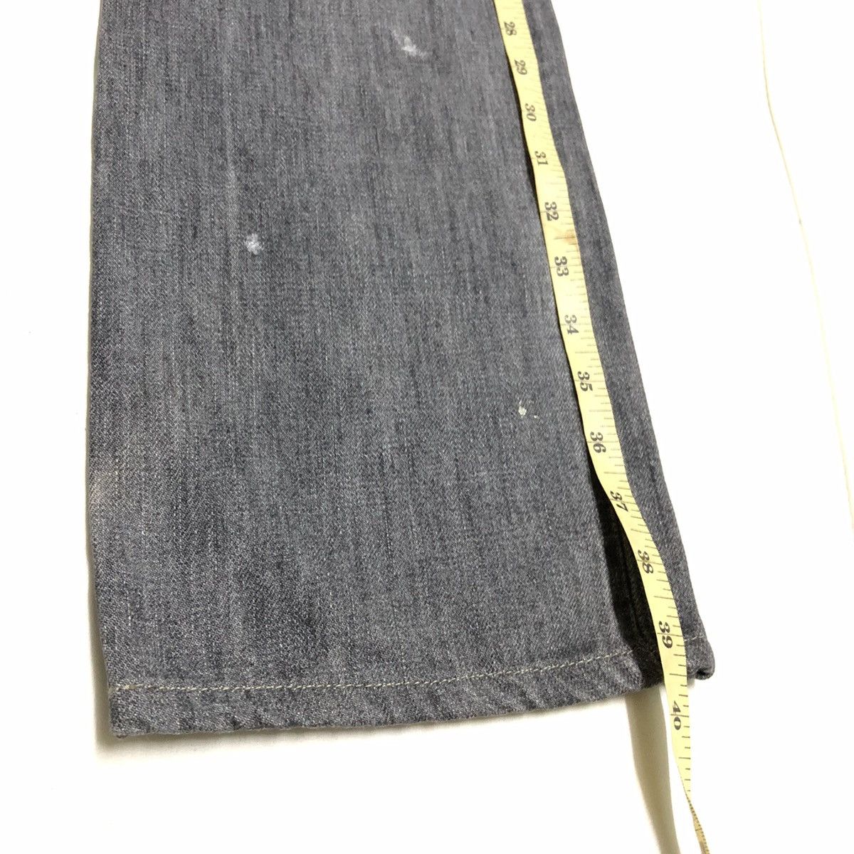 Japanese Brand Green Japan Distressed Selvedge Denim Size US 31 - 9 Thumbnail