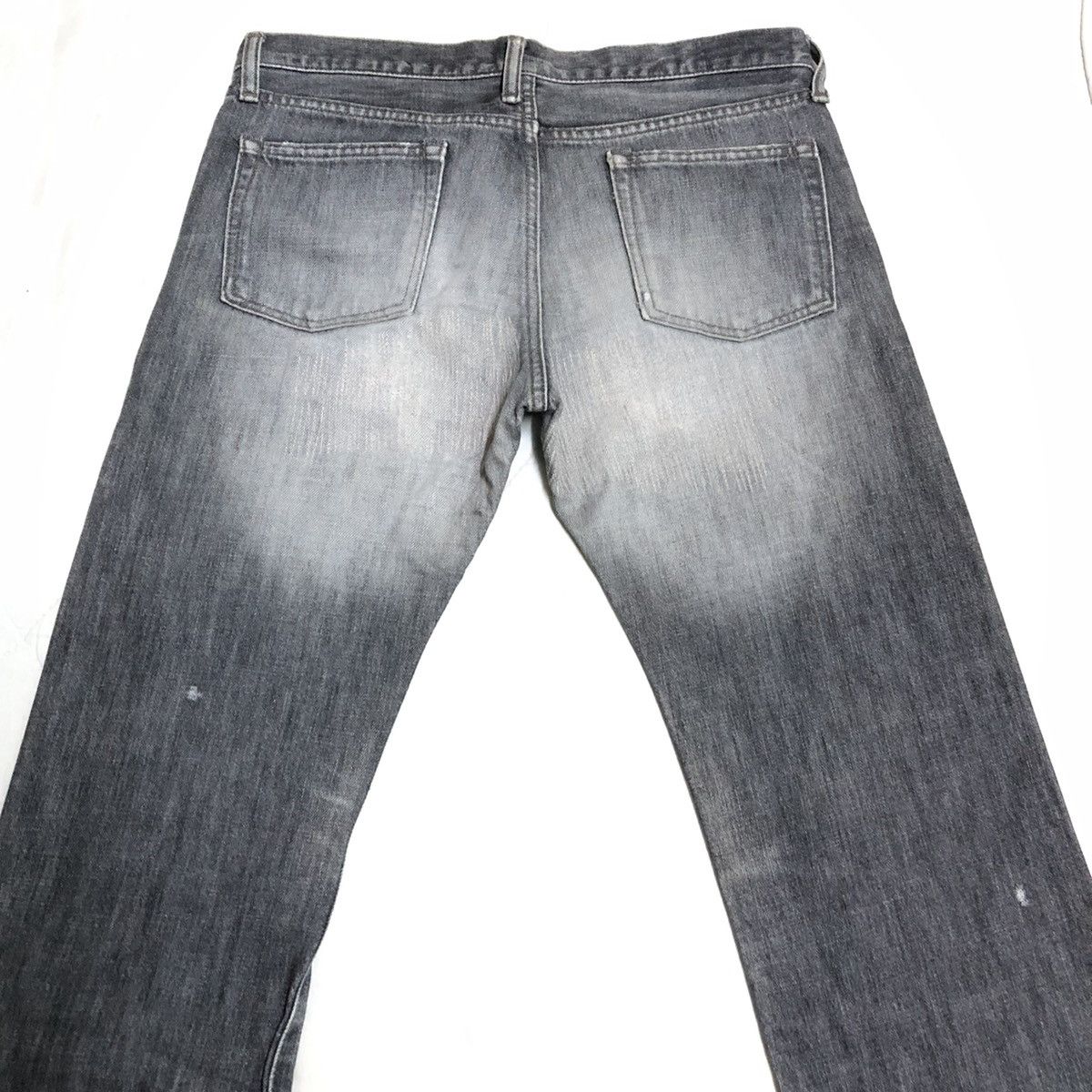 Japanese Brand Green Japan Distressed Selvedge Denim Size US 31 - 13 Thumbnail