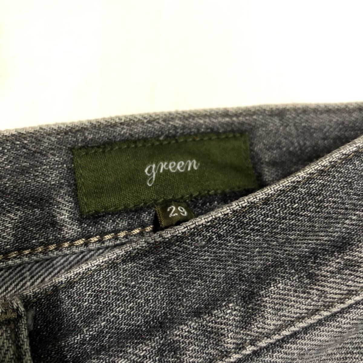 Japanese Brand Green Japan Distressed Selvedge Denim Size US 31 - 2 Thumbnail