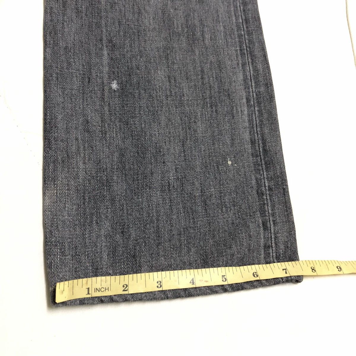 Japanese Brand Green Japan Distressed Selvedge Denim Size US 31 - 11 Thumbnail