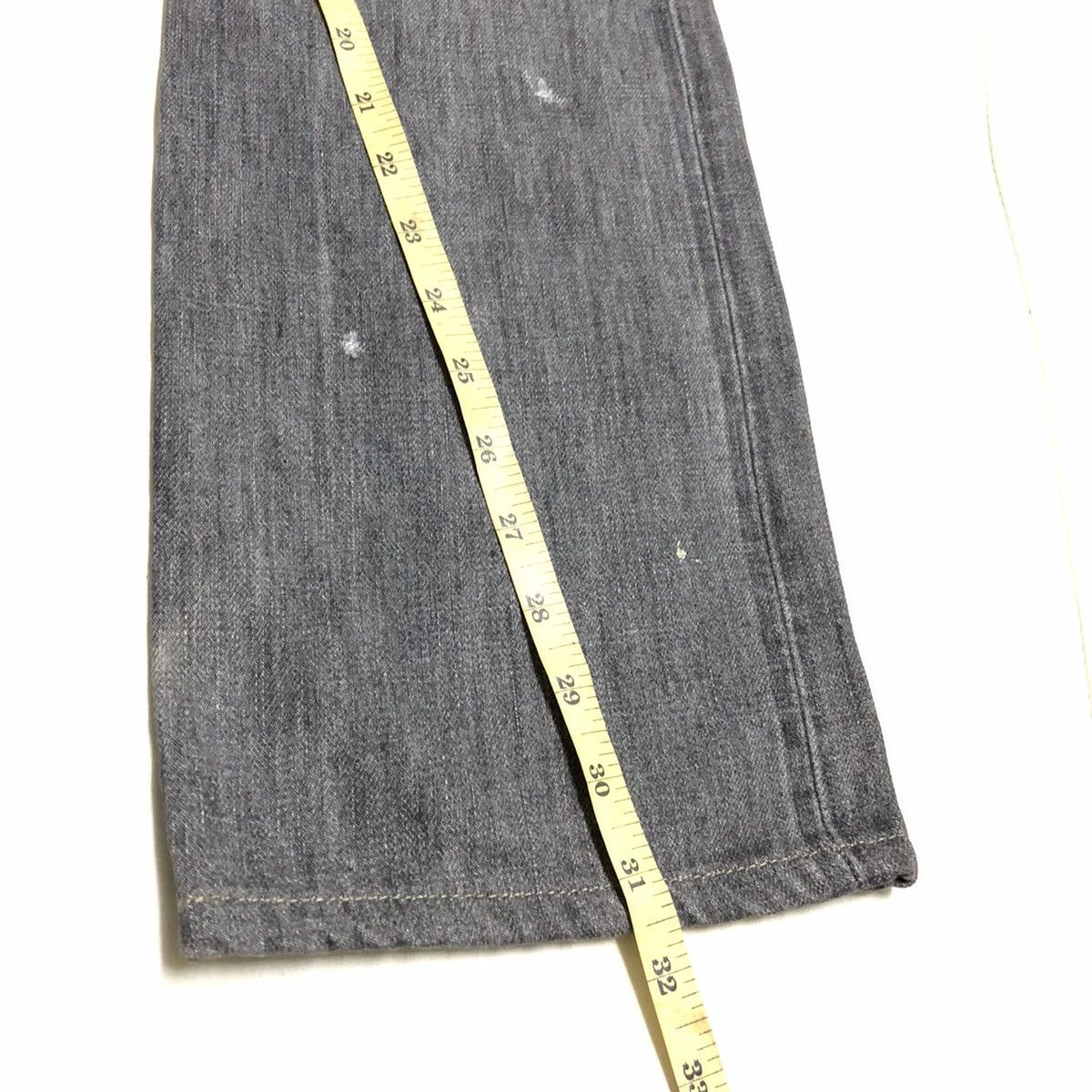 Japanese Brand Green Japan Distressed Selvedge Denim Size US 31 - 10 Thumbnail