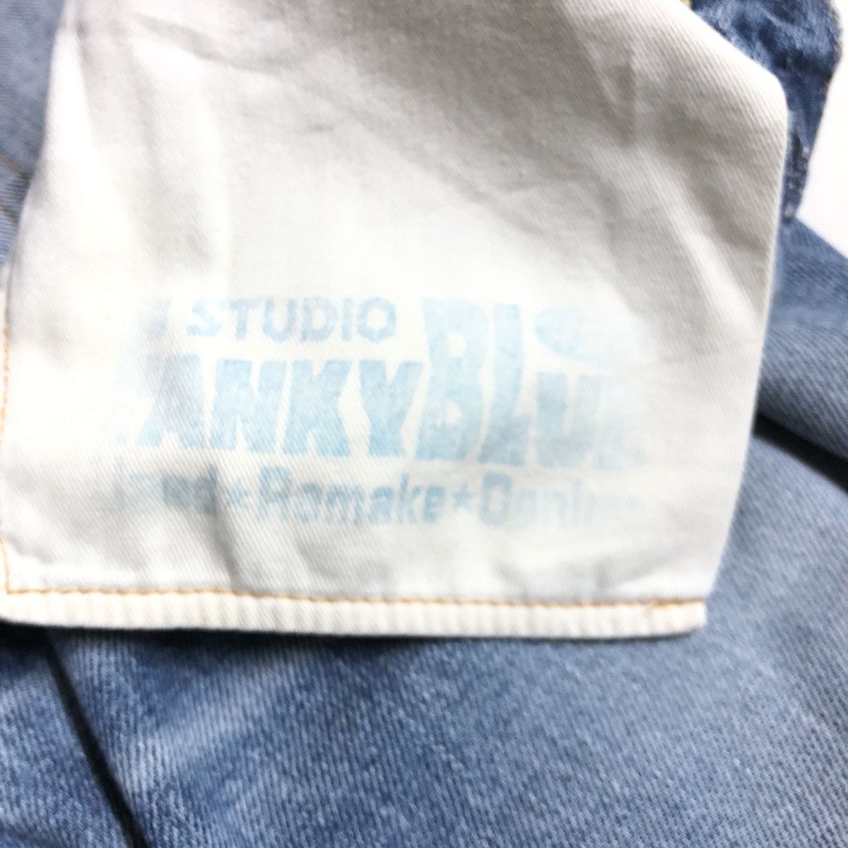 Japanese Brand Studio Fanky Blue Japan Selvedge Denim Size US 32 / EU 48 - 4 Thumbnail
