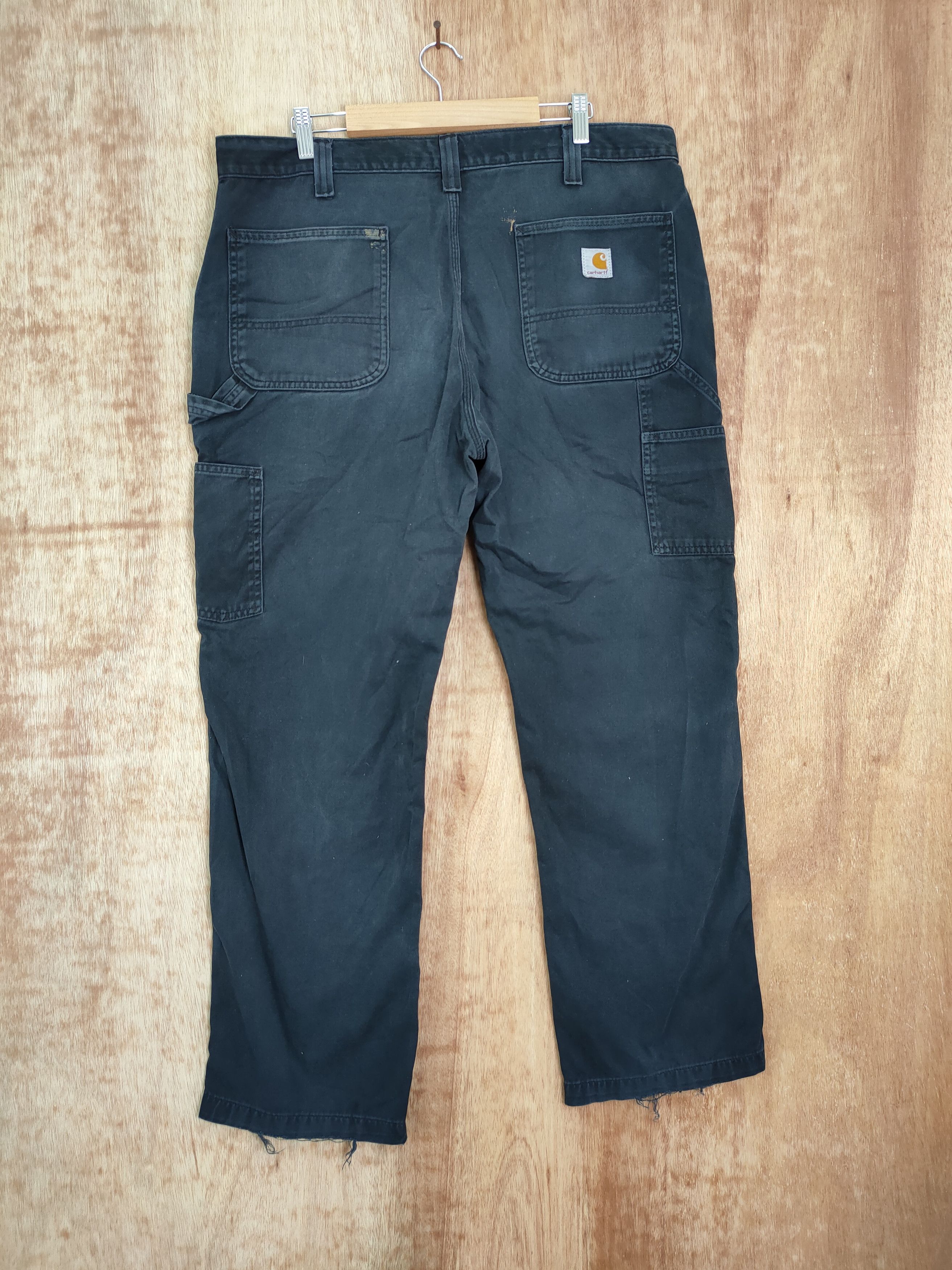 Carhartt DL Carhartt vintage painter faded black cargo pants #969 Size US 38 / EU 54 - 6 Thumbnail