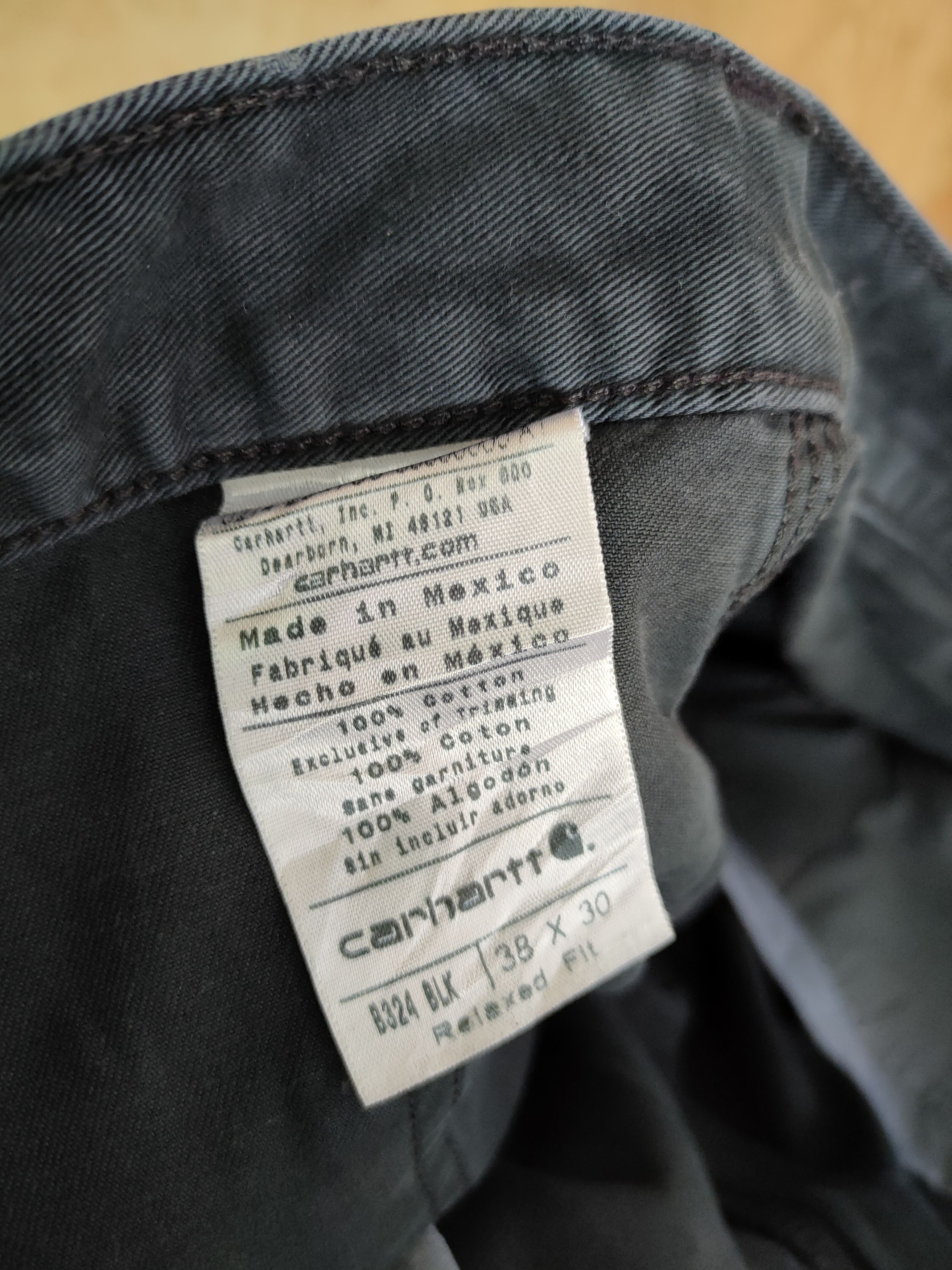 Carhartt DL Carhartt vintage painter faded black cargo pants #969 Size US 38 / EU 54 - 14 Thumbnail