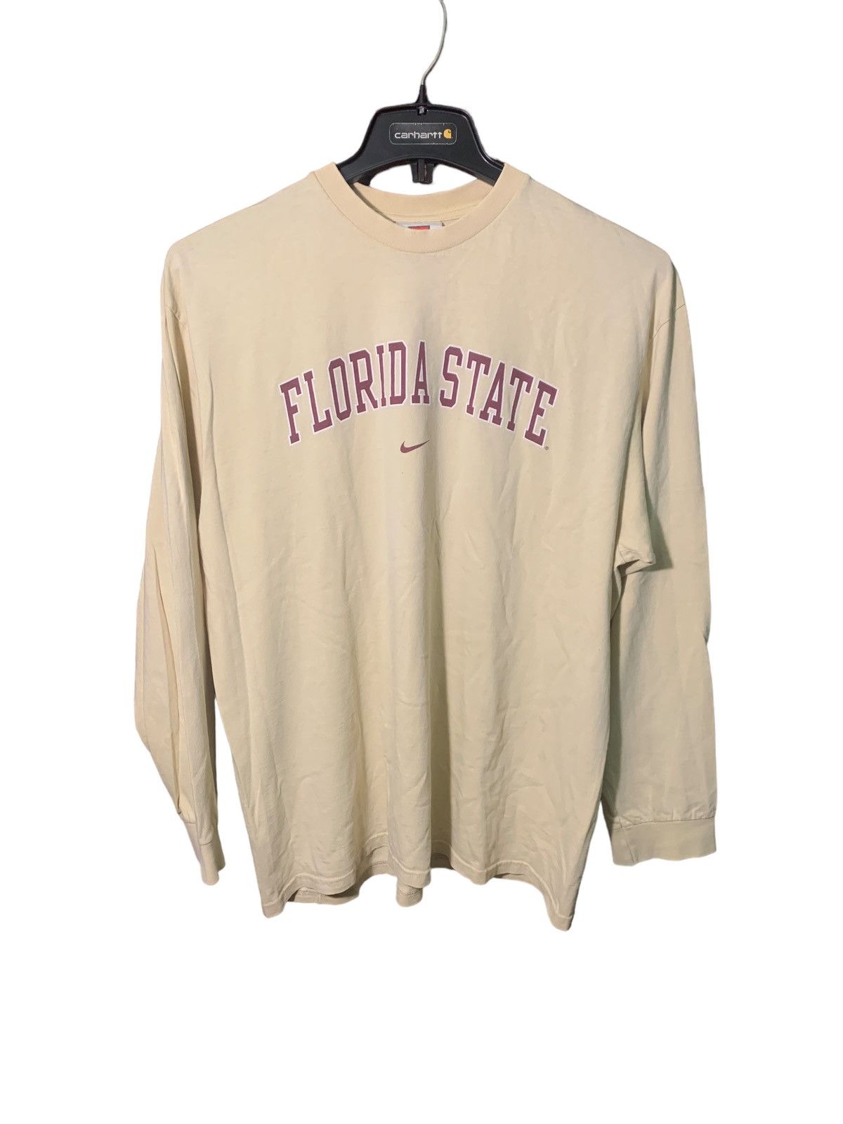 Nike Vintage Nike Florida State Center Swoosh Longsleeve Size US L / EU 52-54 / 3 - 1 Thumbnail