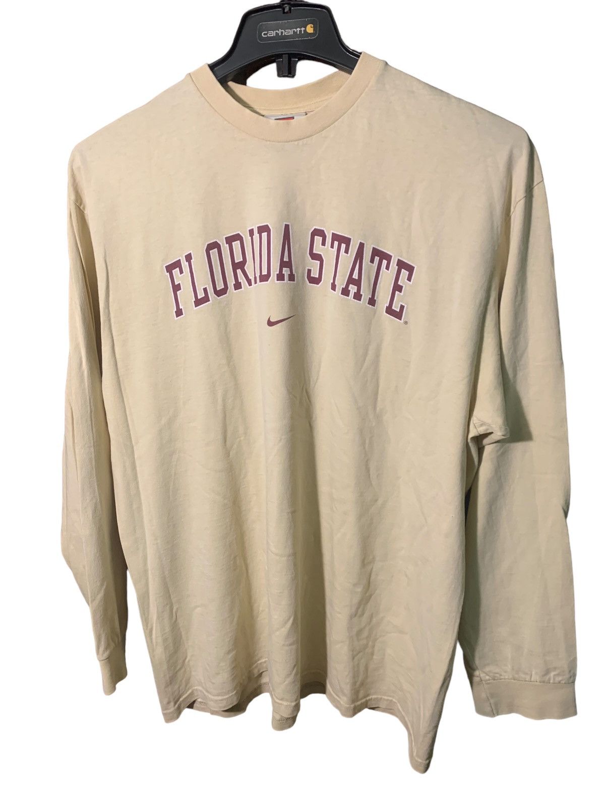 Nike Vintage Nike Florida State Center Swoosh Longsleeve Size US L / EU 52-54 / 3 - 2 Thumbnail