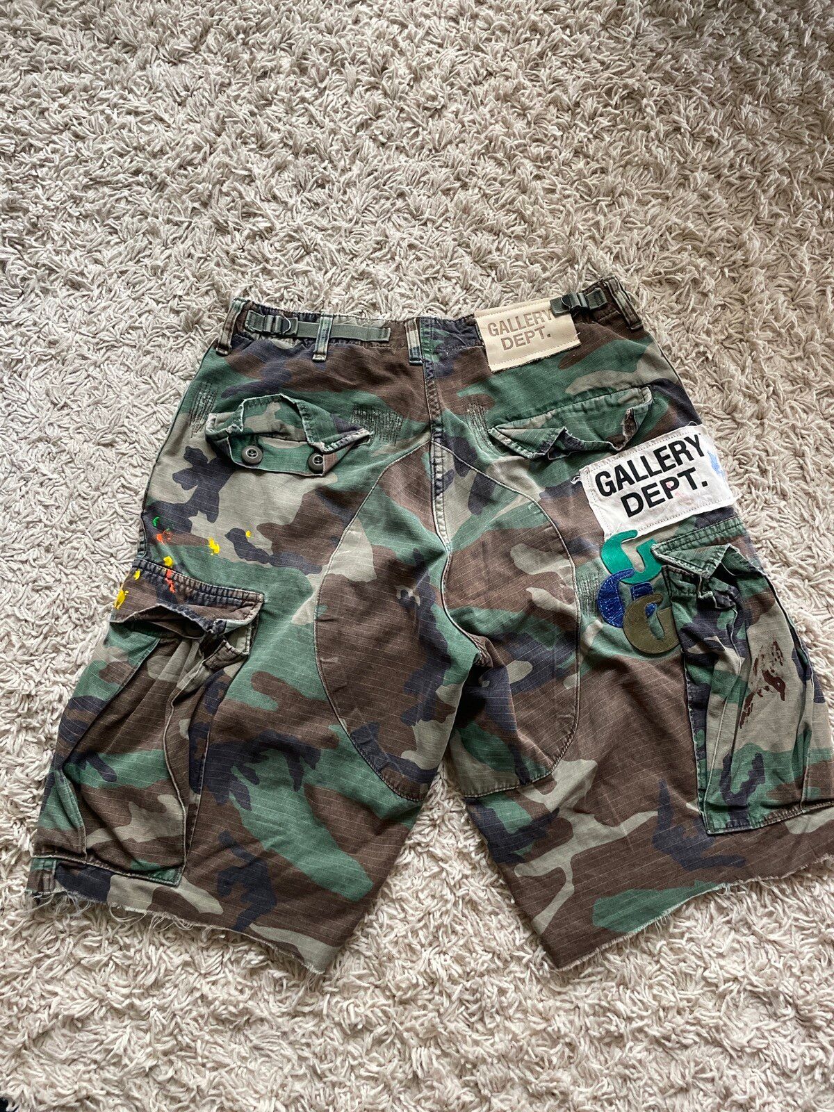 Gallery Dept. Gallery dept G patch camo cargo shorts Size US 29 - 2 Preview