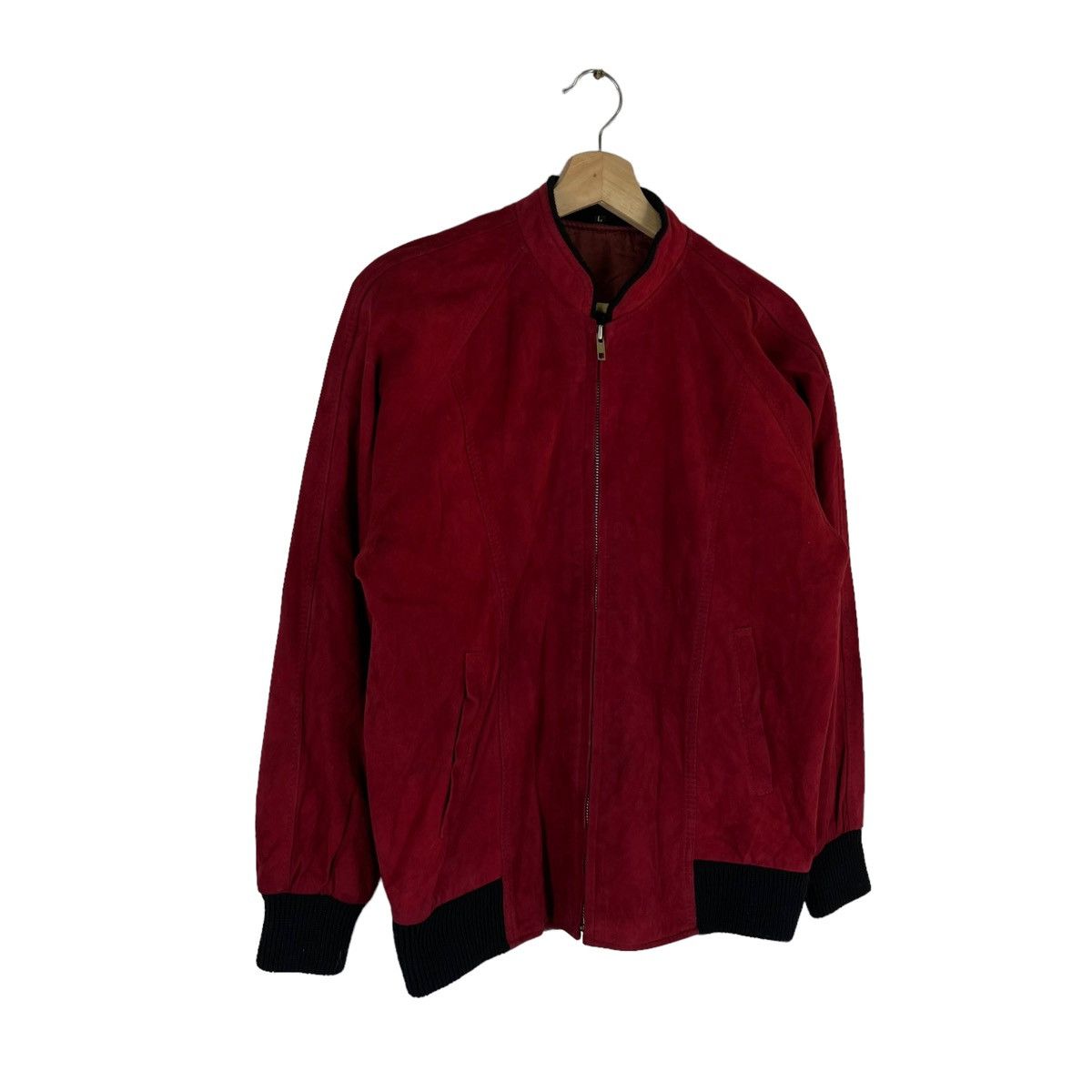 Japanese Brand VINTAGE SOFT LEATHER JACKET BOMBER STYLE JAPAN MADE Size US L / EU 52-54 / 3 - 2 Thumbnail
