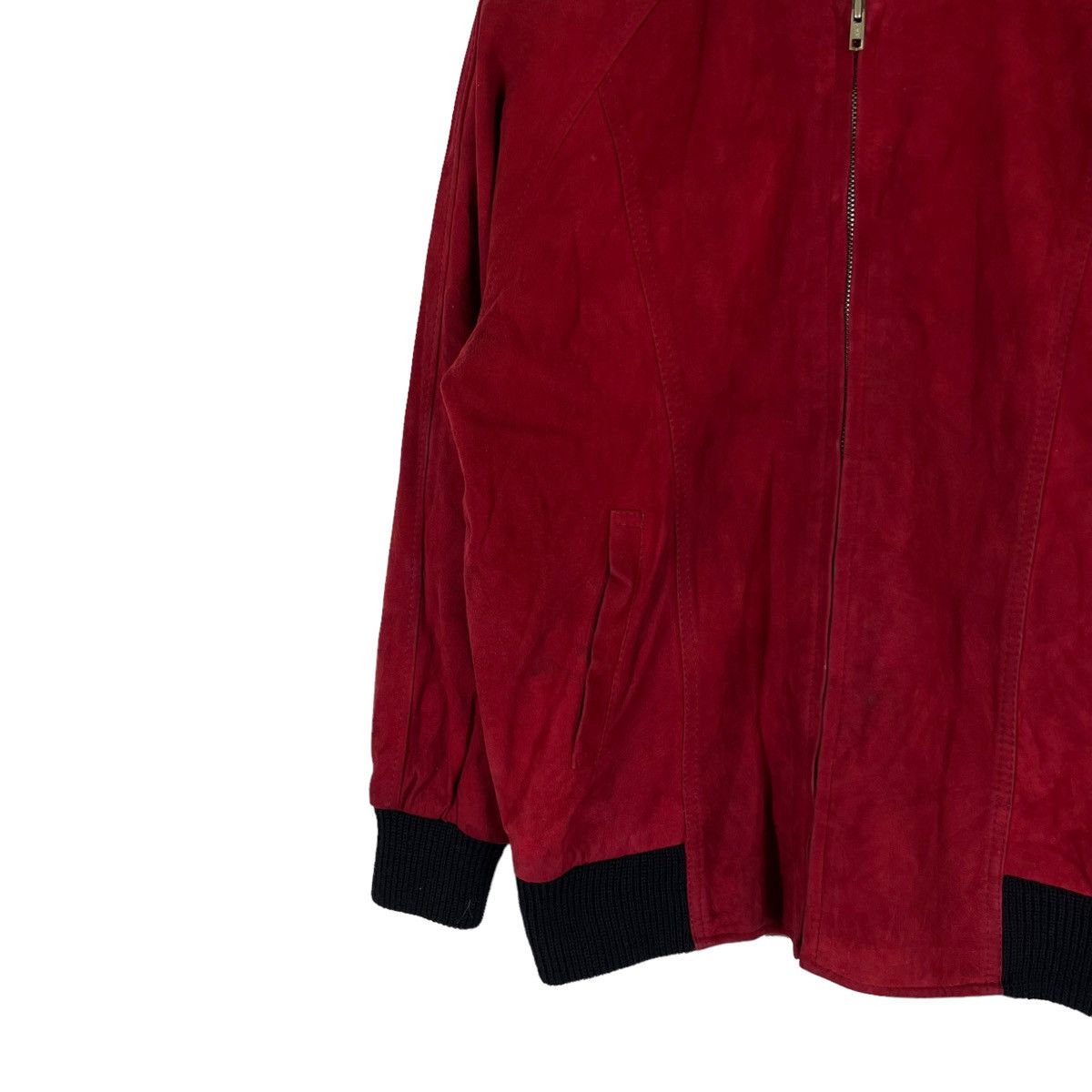 Japanese Brand VINTAGE SOFT LEATHER JACKET BOMBER STYLE JAPAN MADE Size US L / EU 52-54 / 3 - 6 Thumbnail