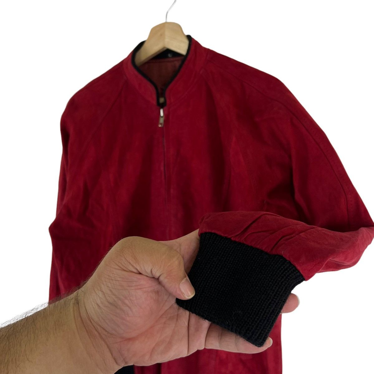 Japanese Brand VINTAGE SOFT LEATHER JACKET BOMBER STYLE JAPAN MADE Size US L / EU 52-54 / 3 - 4 Thumbnail