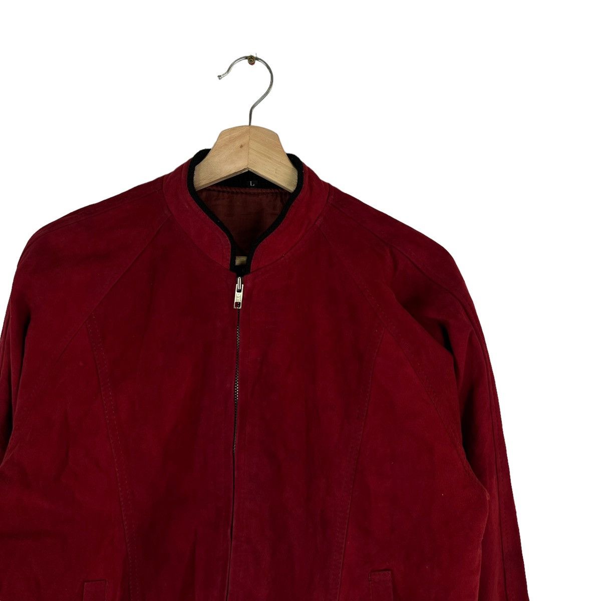 Japanese Brand VINTAGE SOFT LEATHER JACKET BOMBER STYLE JAPAN MADE Size US L / EU 52-54 / 3 - 5 Thumbnail