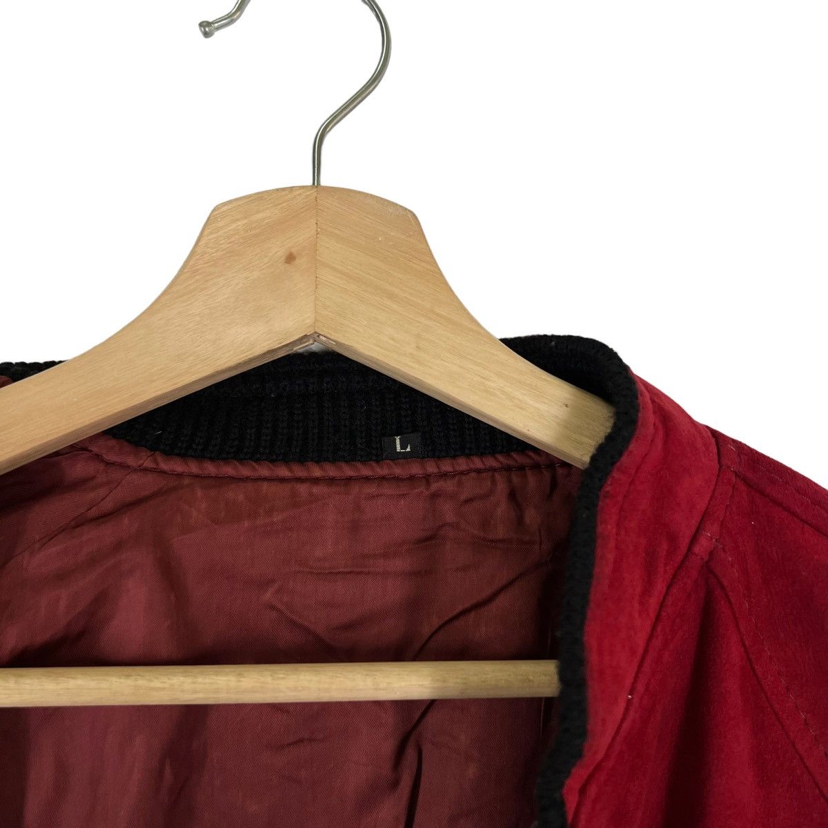 Japanese Brand VINTAGE SOFT LEATHER JACKET BOMBER STYLE JAPAN MADE Size US L / EU 52-54 / 3 - 7 Thumbnail