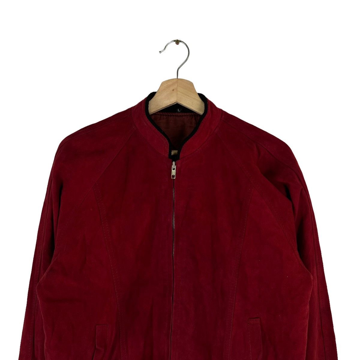 Japanese Brand VINTAGE SOFT LEATHER JACKET BOMBER STYLE JAPAN MADE Size US L / EU 52-54 / 3 - 3 Thumbnail