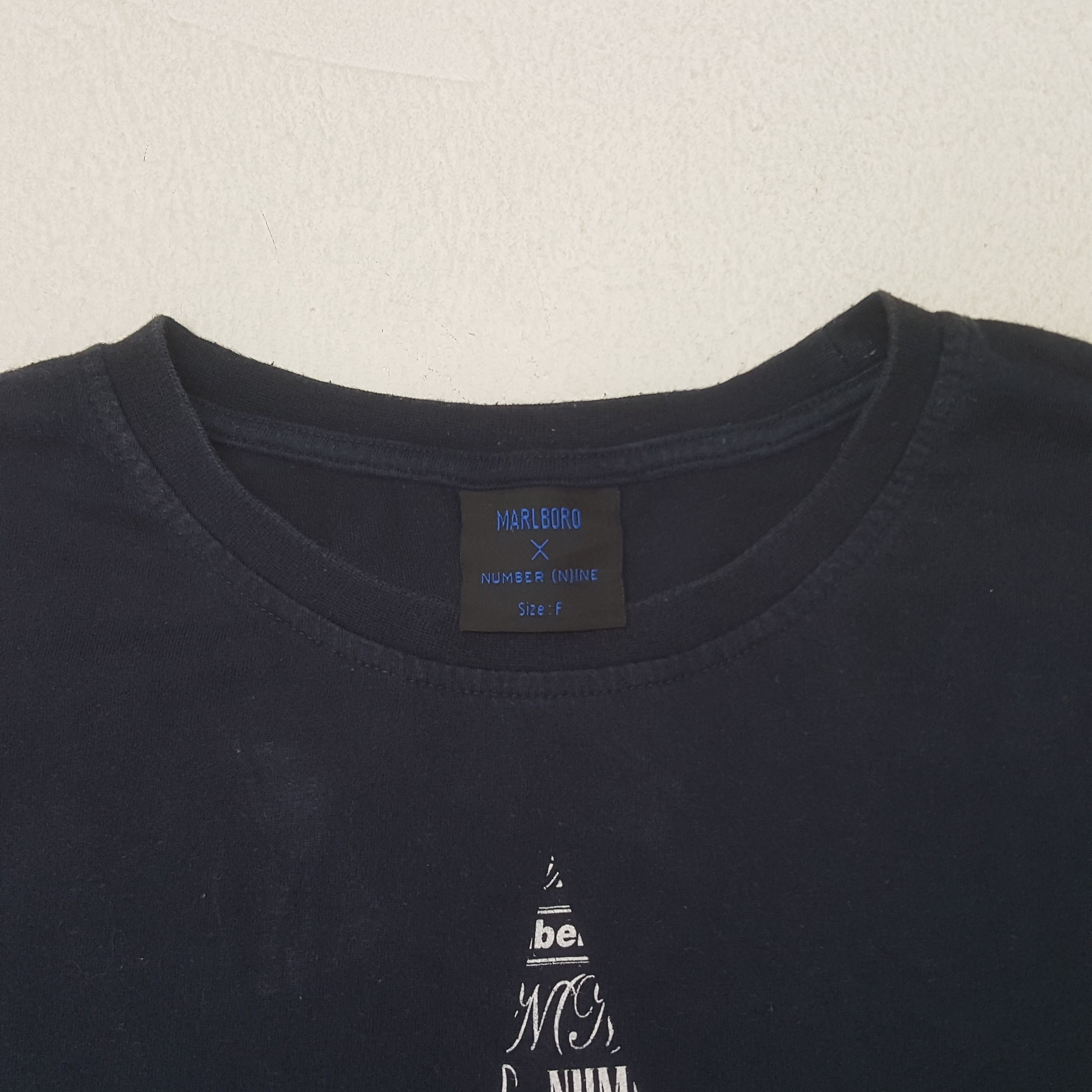 Marlboro × Number (N)ine × Vintage Vintage Number (N)ine Japanese Brand Design Tshirt Size US M / EU 48-50 / 2 - 5 Thumbnail