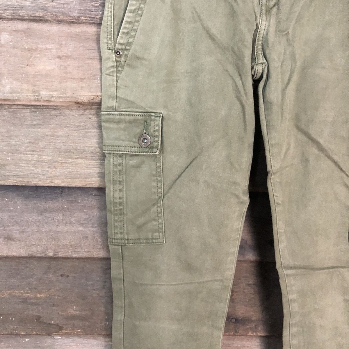 Faded Glory Levis Green multipocket skinny Cargo Pants #3397 Size US 28 / EU 44 - 6 Thumbnail