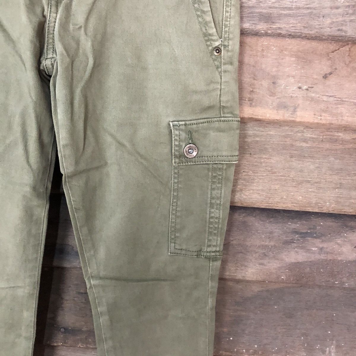 Faded Glory Levis Green multipocket skinny Cargo Pants #3397 Size US 28 / EU 44 - 7 Thumbnail