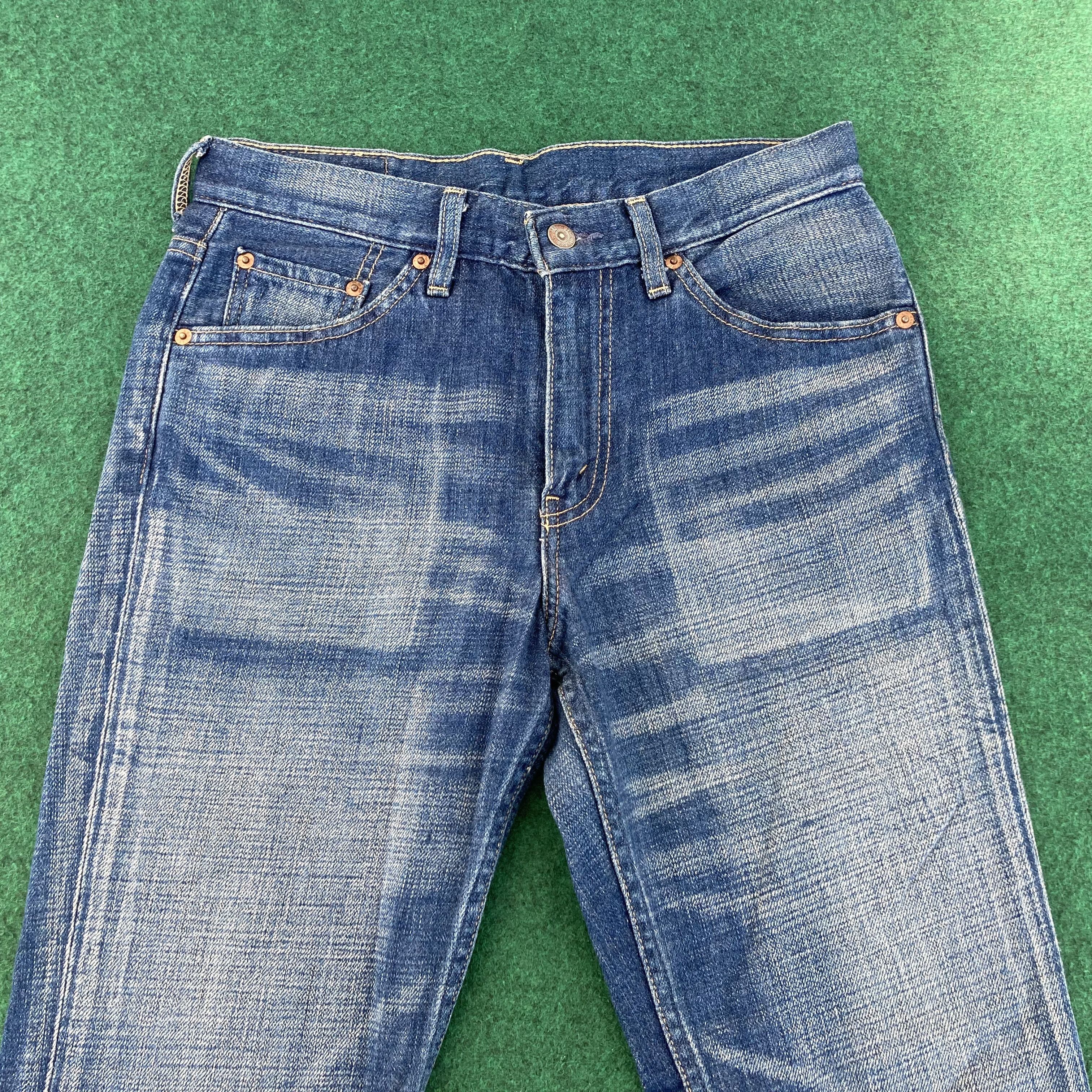 Levi's × Vintage Vtg Levis 517 Denim Bootcut Punk 29 Grunge Mods Jeans Size US 29 - 3 Thumbnail
