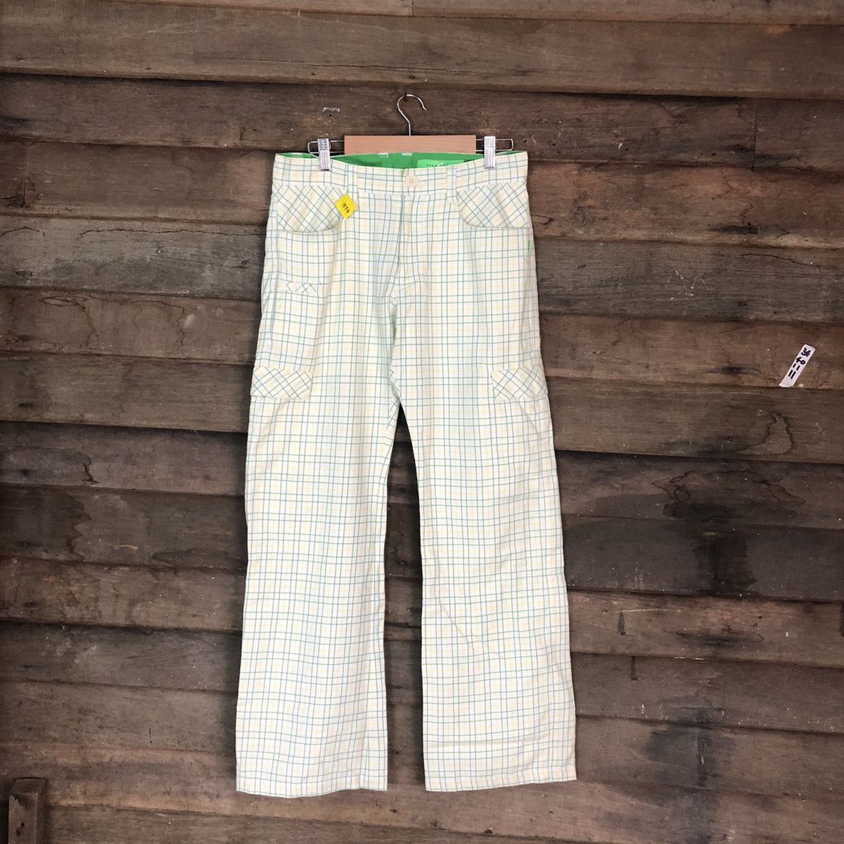 Japanese Brand DLL Viva Heart Checkred Cargo Multipocket Pants #1874 Size US 30 / EU 46 - 1 Thumbnail