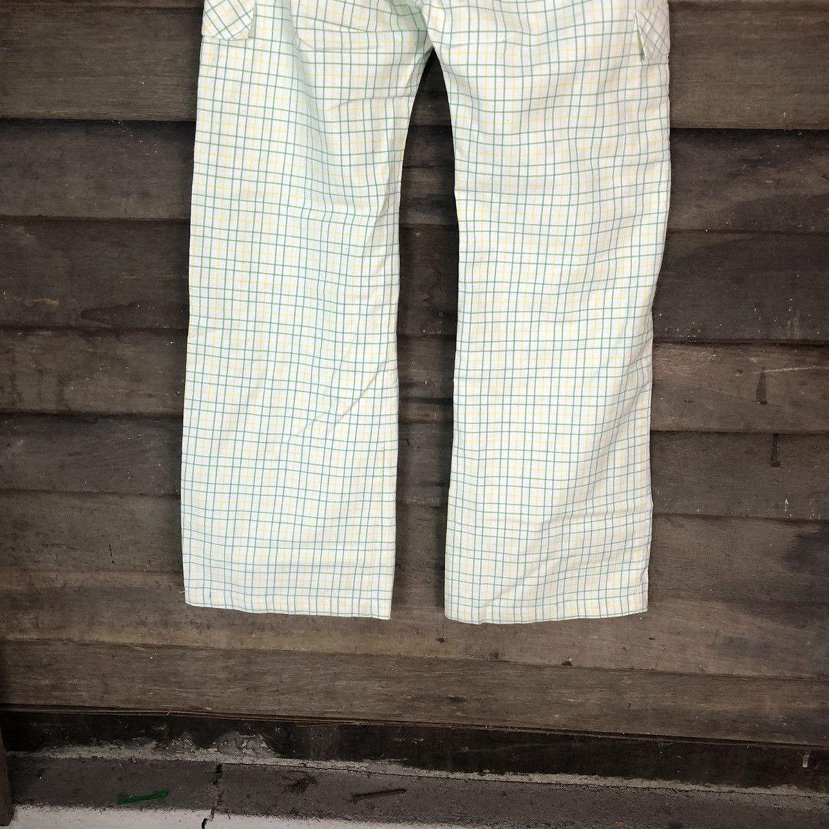 Japanese Brand DLL Viva Heart Checkred Cargo Multipocket Pants #1874 Size US 30 / EU 46 - 12 Thumbnail