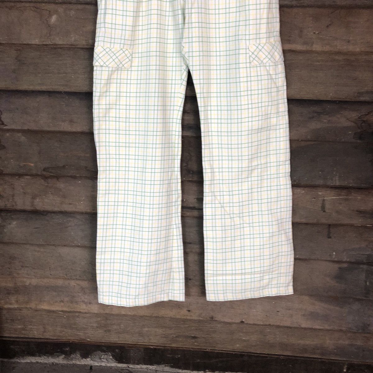 Japanese Brand DLL Viva Heart Checkred Cargo Multipocket Pants #1874 Size US 30 / EU 46 - 3 Thumbnail