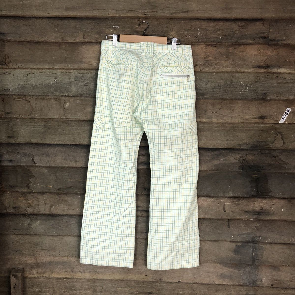 Japanese Brand DLL Viva Heart Checkred Cargo Multipocket Pants #1874 Size US 30 / EU 46 - 10 Thumbnail
