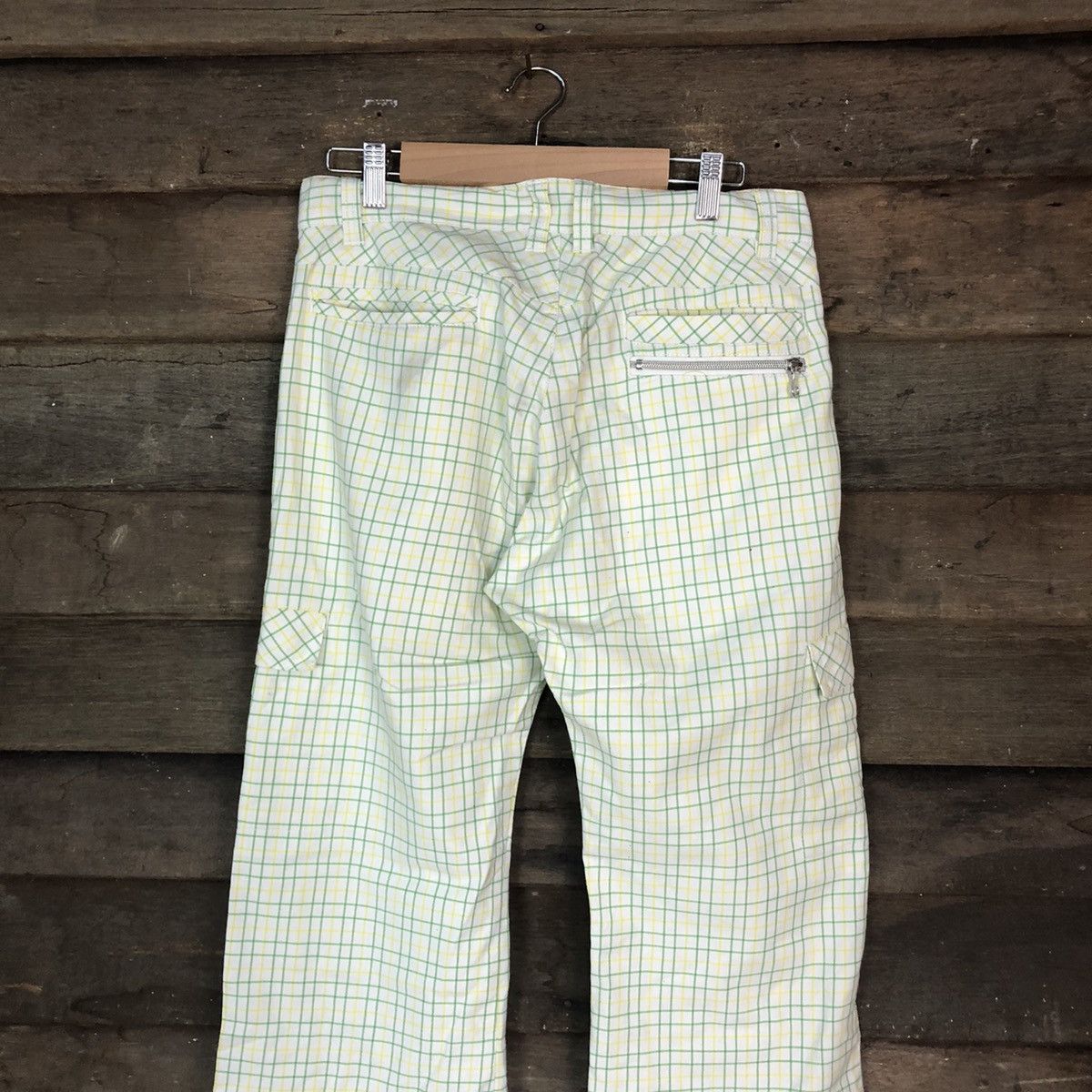 Japanese Brand DLL Viva Heart Checkred Cargo Multipocket Pants #1874 Size US 30 / EU 46 - 11 Thumbnail