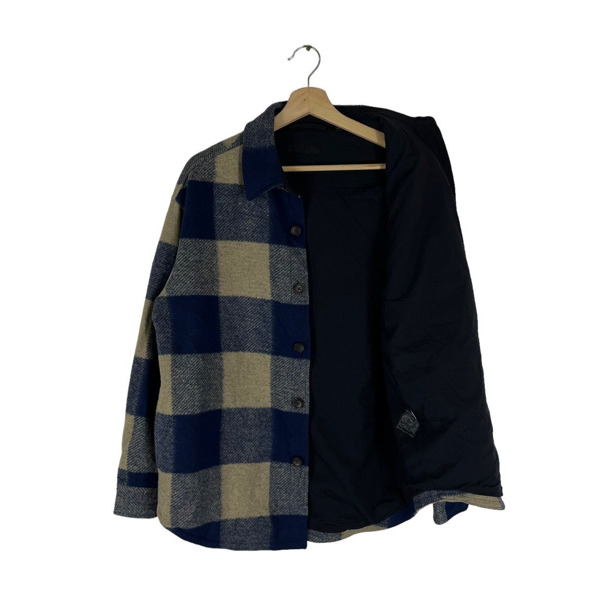Japanese Brand VINTAGE WOOL JACKET TARTAN DESIGN UNIQLO JAPAN Size US M / EU 48-50 / 2 - 9 Thumbnail