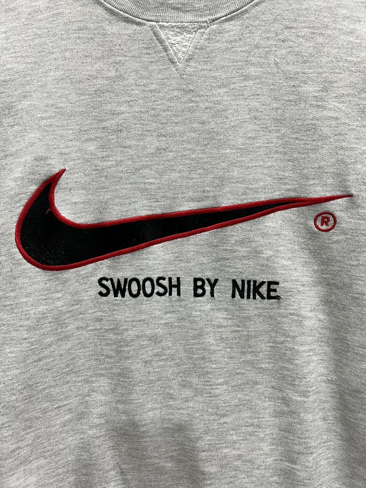 Japanese Brand × Nike × Vintage Vintage 90s Swoosh By Nike Big Logo Embroidered Size US M / EU 48-50 / 2 - 5 Thumbnail