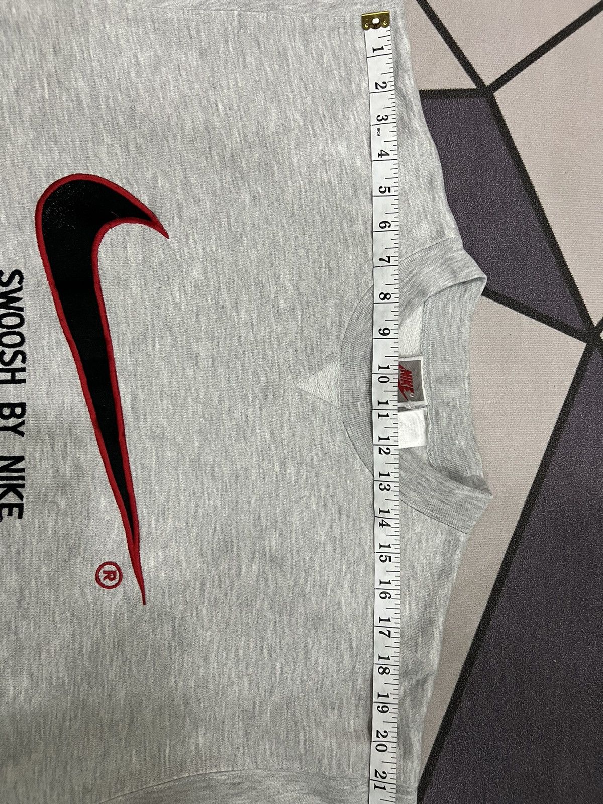 Japanese Brand × Nike × Vintage Vintage 90s Swoosh By Nike Big Logo Embroidered Size US M / EU 48-50 / 2 - 8 Thumbnail