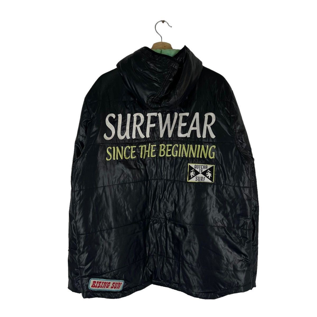 Japanese Brand VINTAGE GOTHCA PUFFER JACKET OVERPRINT PATCHES Size US XXL / EU 58 / 5 - 7 Thumbnail