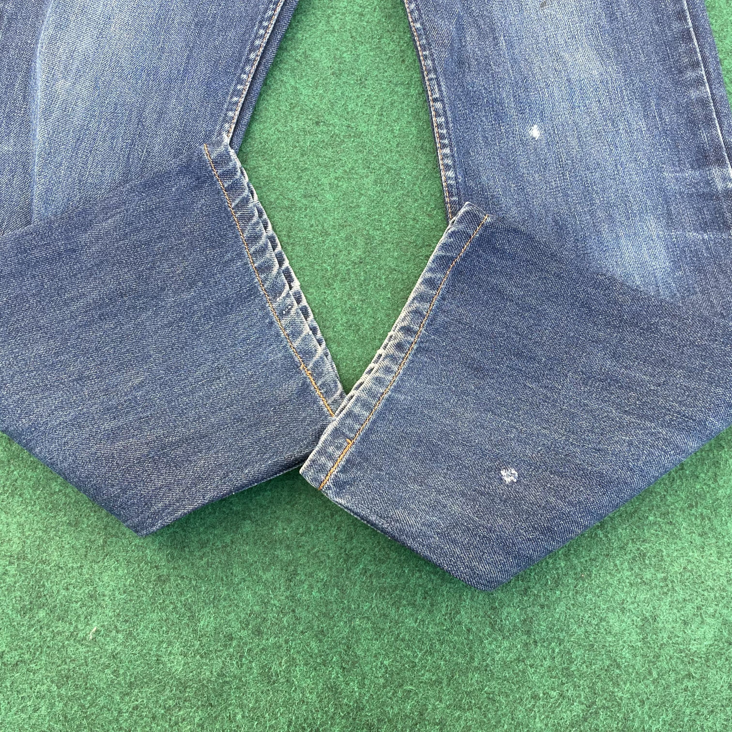 Levi's × Vintage Vtg Levis 517 Denim Bootcut 28 Punk Grunge Mods Jeans Size US 28 / EU 44 - 6 Thumbnail