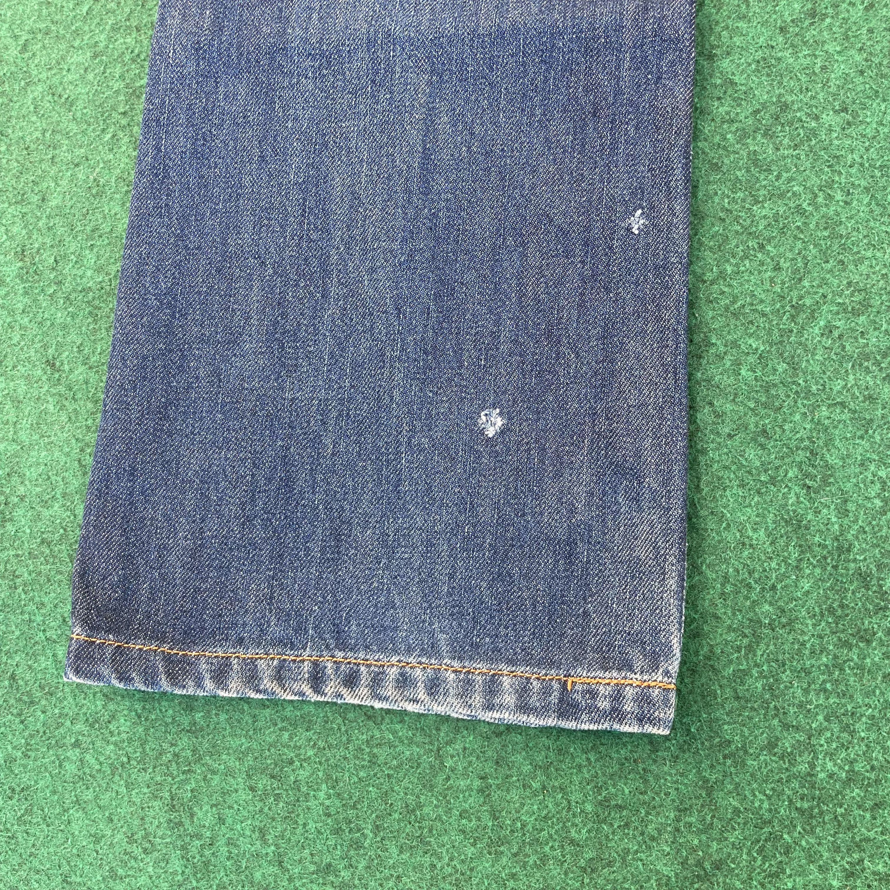 Levi's × Vintage Vtg Levis 517 Denim Bootcut 28 Punk Grunge Mods Jeans Size US 28 / EU 44 - 7 Thumbnail