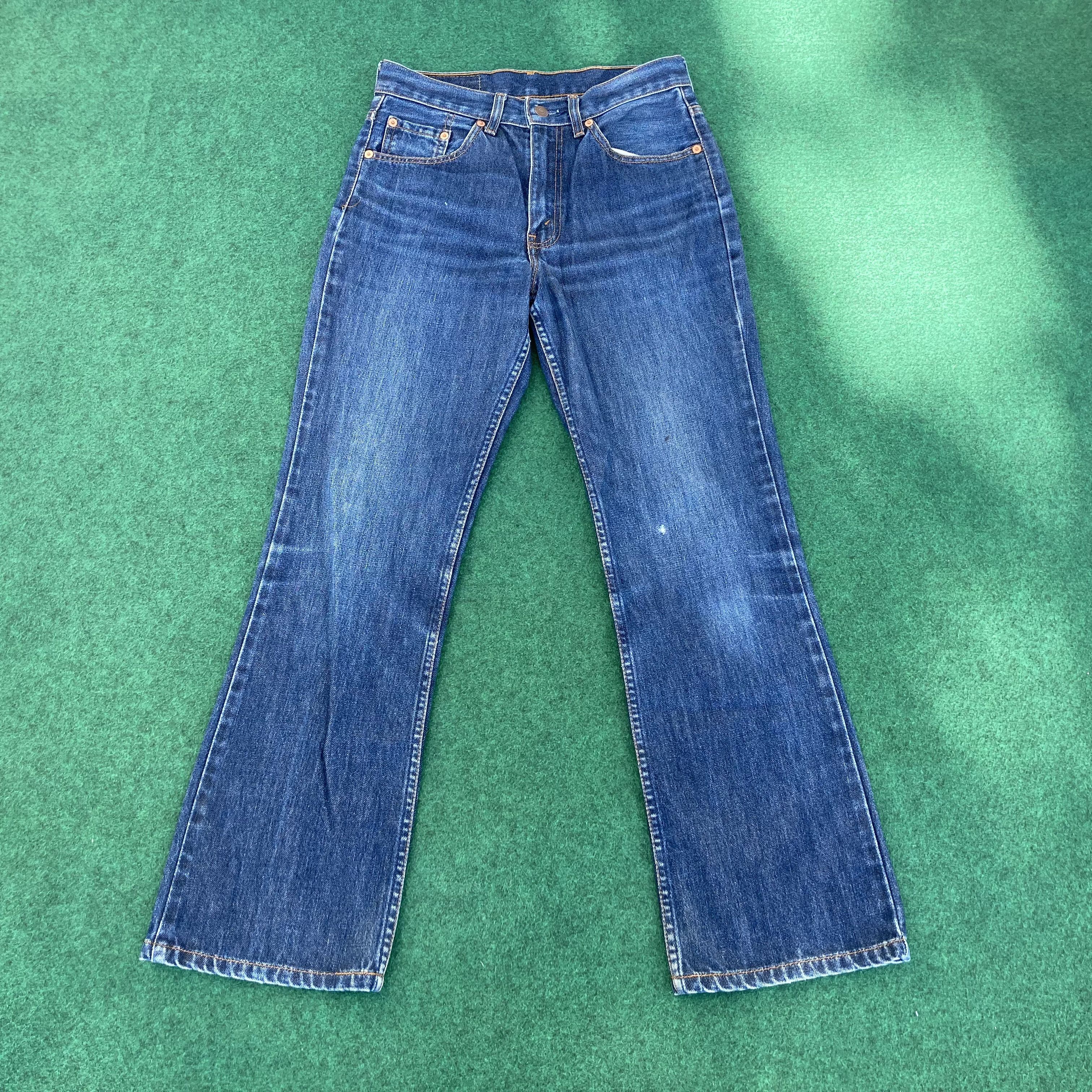 Levi's × Vintage Vtg Levis 517 Denim Bootcut 28 Punk Grunge Mods Jeans Size US 28 / EU 44 - 1 Thumbnail