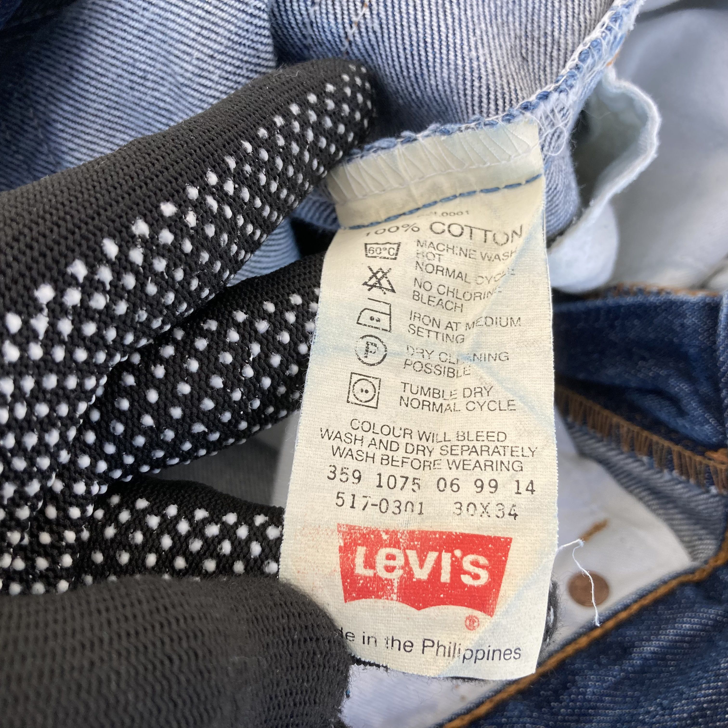 Levi's × Vintage Vtg Levis 517 Denim Bootcut 28 Punk Grunge Mods Jeans Size US 28 / EU 44 - 4 Thumbnail