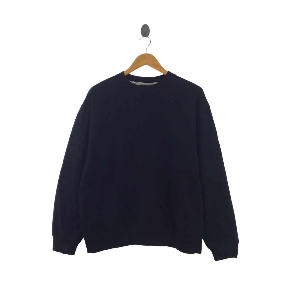 Vintage SWAGGER Japanese Brand Plain Black Fleece Sweatshirt