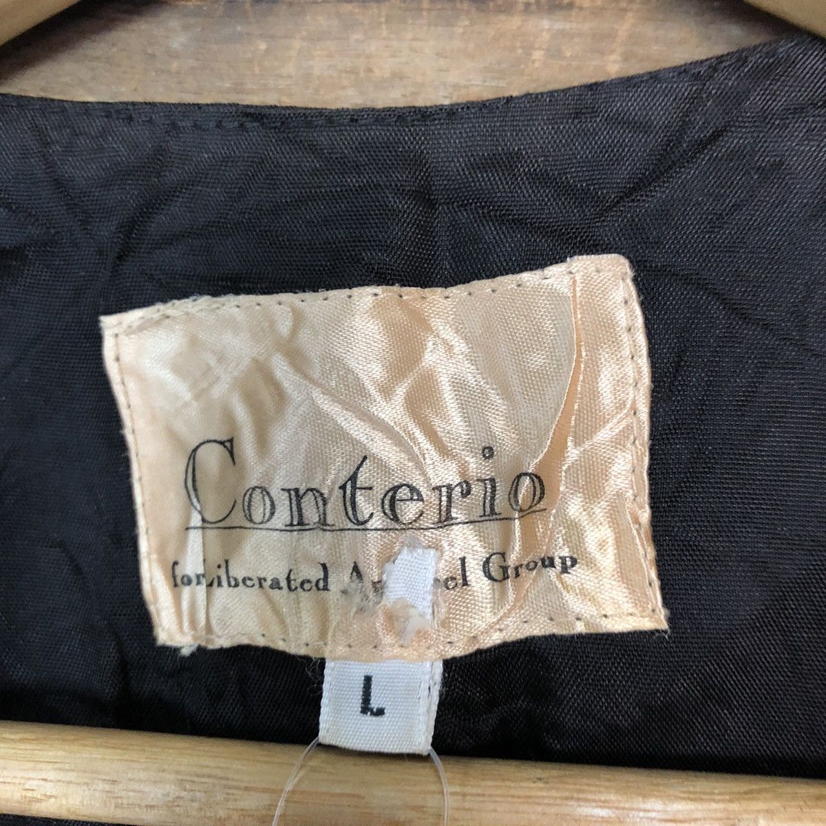 Japanese Brand × Vintage Vest Conterio art vest japan Black #2818 Size US M / EU 48-50 / 2 - 7 Thumbnail