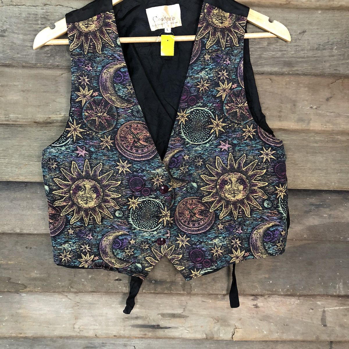 Japanese Brand × Vintage Vest Conterio art vest japan Black #2818 Size US M / EU 48-50 / 2 - 3 Thumbnail