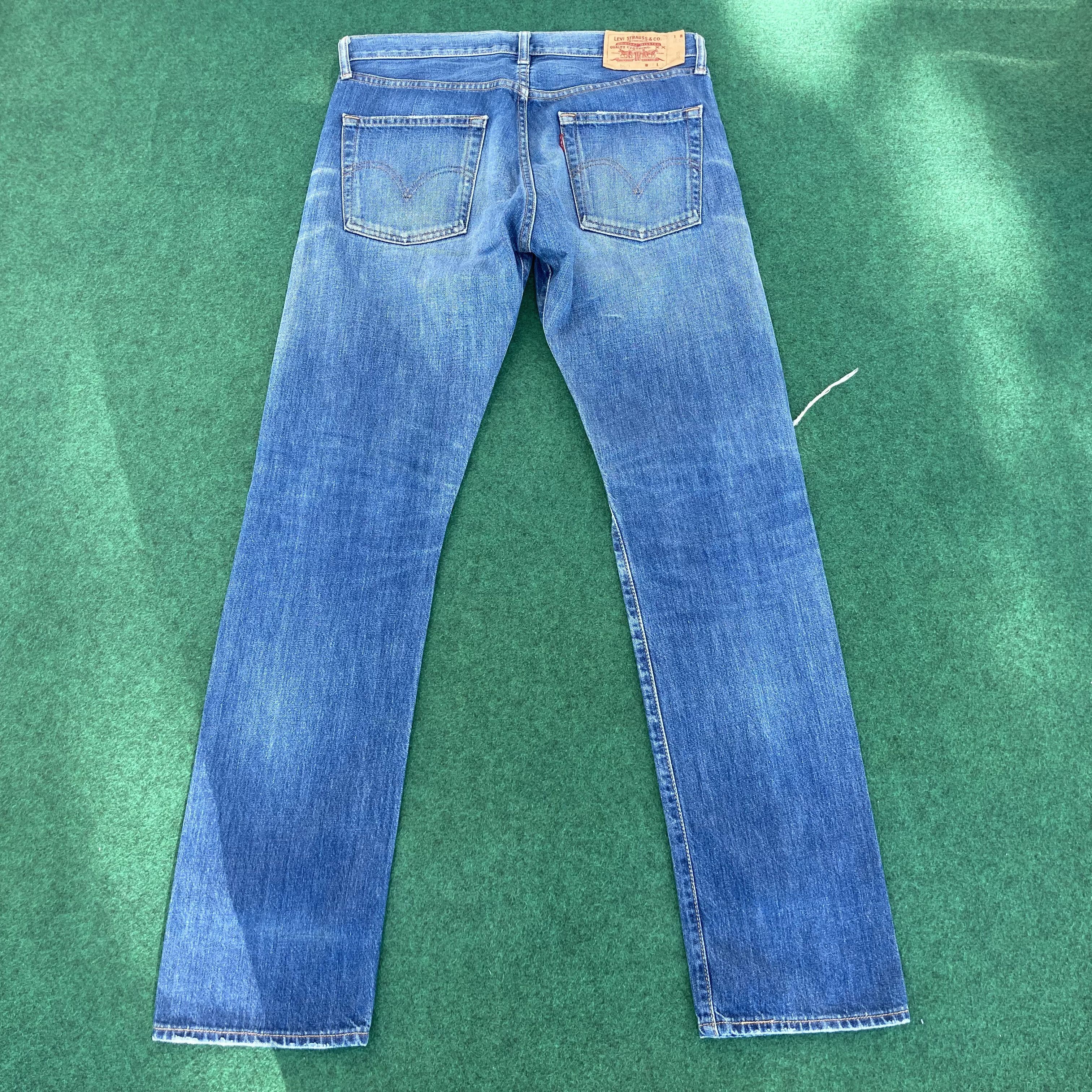 Levi's × Vintage Vtg Levis 505 Distressed Ripped Jeans 90s Grunge Punk Jeans Size US 34 / EU 50 - 10 Thumbnail