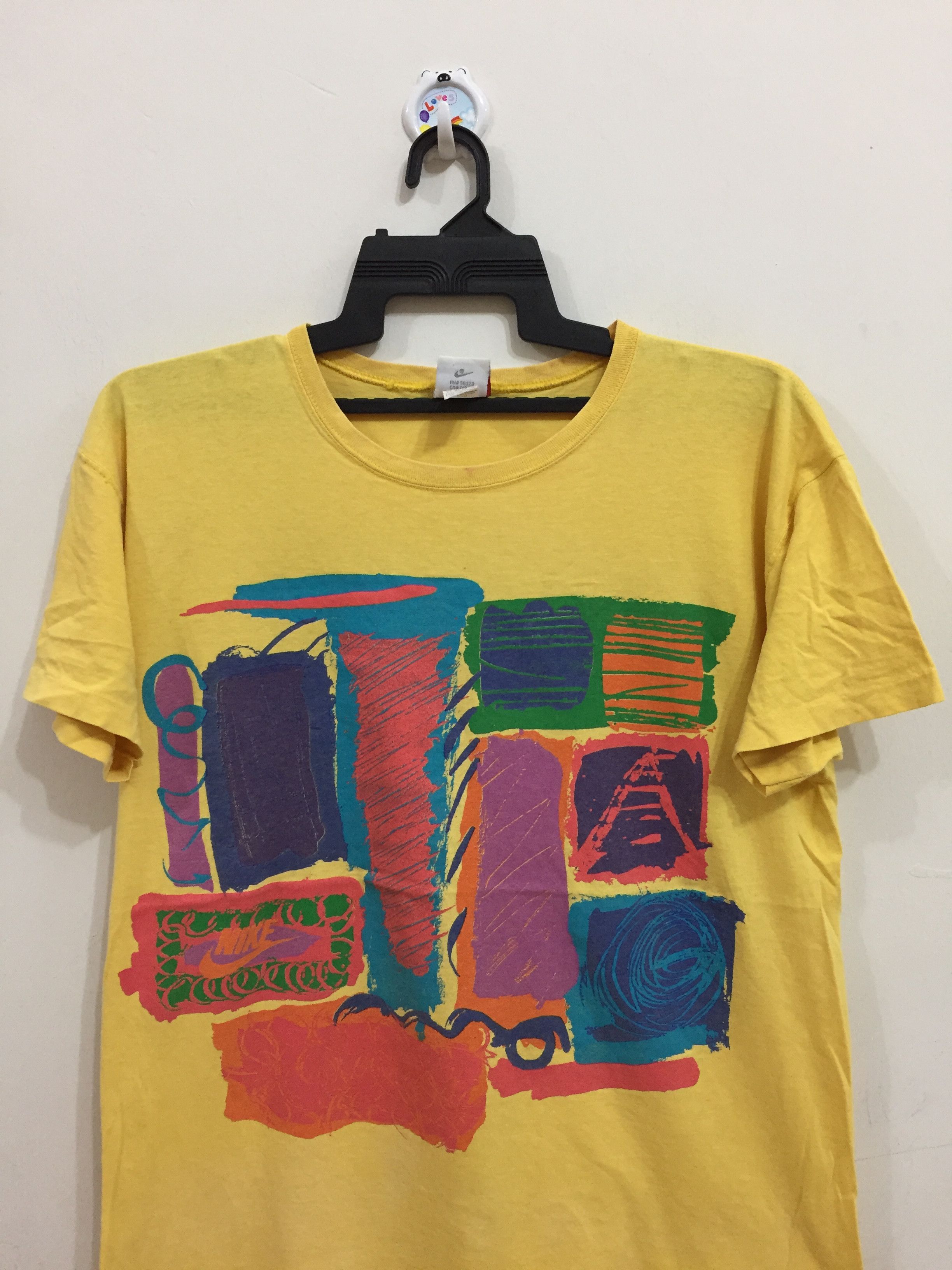 Nike vintage NIKE grey tag Usa t shirt spellout big logo Size US L / EU 52-54 / 3 - 2 Thumbnail