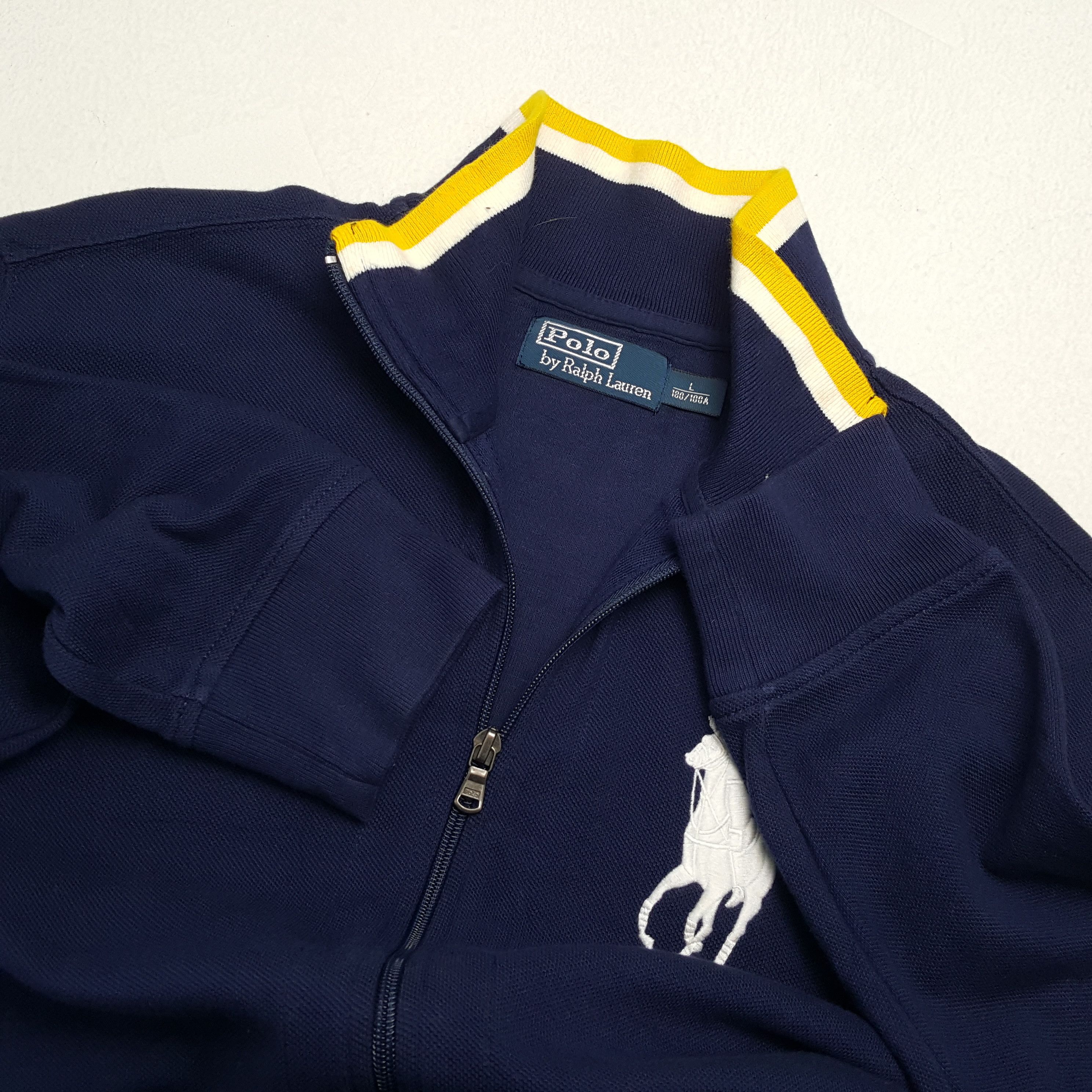 Polo Ralph Lauren × Vintage POLO BY RALPH LAUREN Big Logo Design Sweaters Size US L / EU 52-54 / 3 - 7 Thumbnail