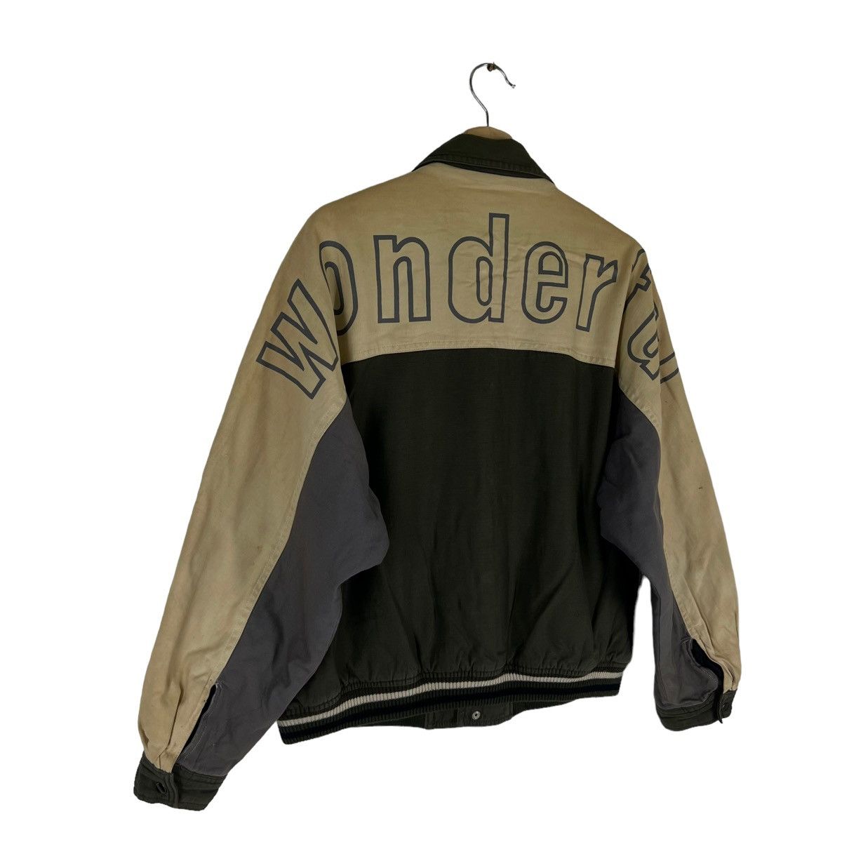 Japanese Brand VINTAGE VARSITY JACKET BIG LOGO JAPAN MADE Size US M / EU 48-50 / 2 - 8 Thumbnail
