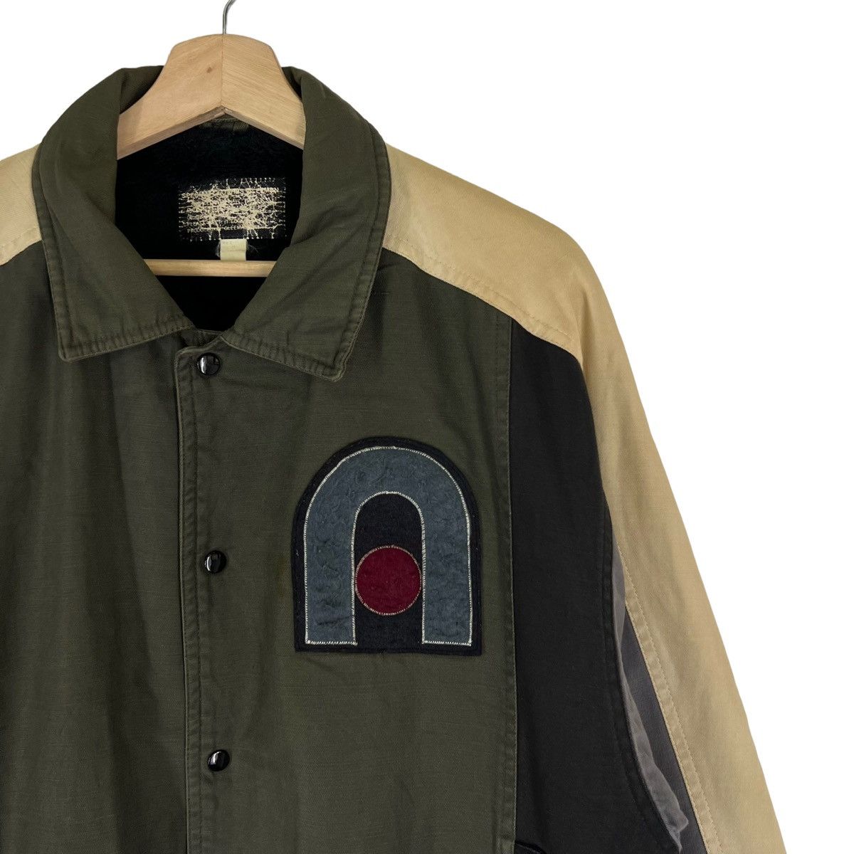 Japanese Brand VINTAGE VARSITY JACKET BIG LOGO JAPAN MADE Size US M / EU 48-50 / 2 - 4 Thumbnail