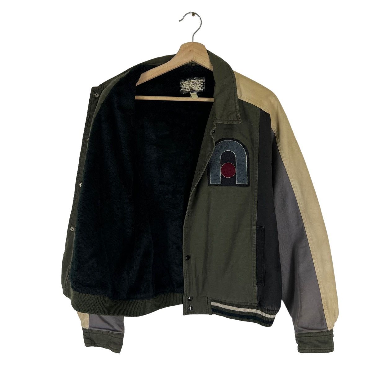 Japanese Brand VINTAGE VARSITY JACKET BIG LOGO JAPAN MADE Size US M / EU 48-50 / 2 - 11 Thumbnail