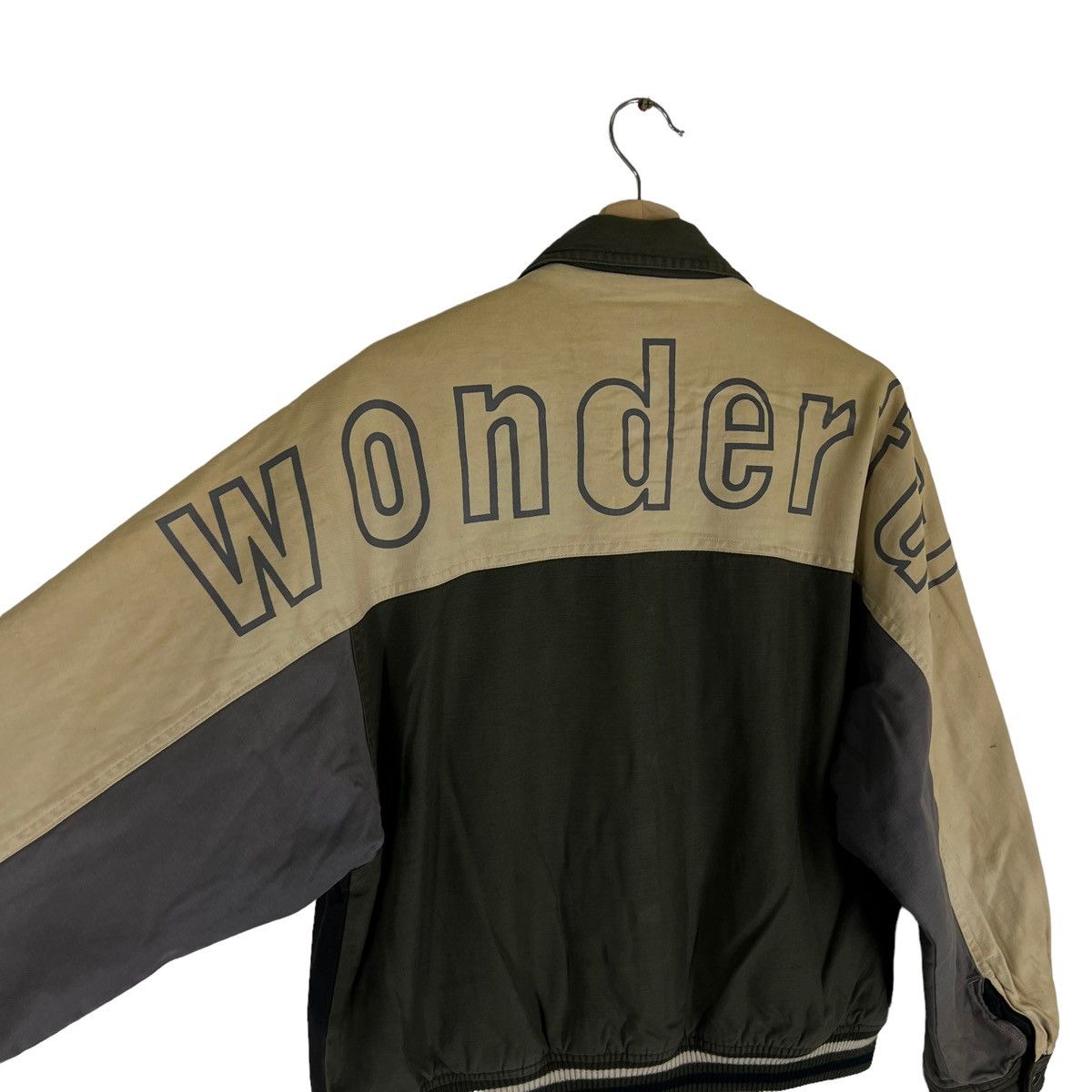 Japanese Brand VINTAGE VARSITY JACKET BIG LOGO JAPAN MADE Size US M / EU 48-50 / 2 - 9 Thumbnail