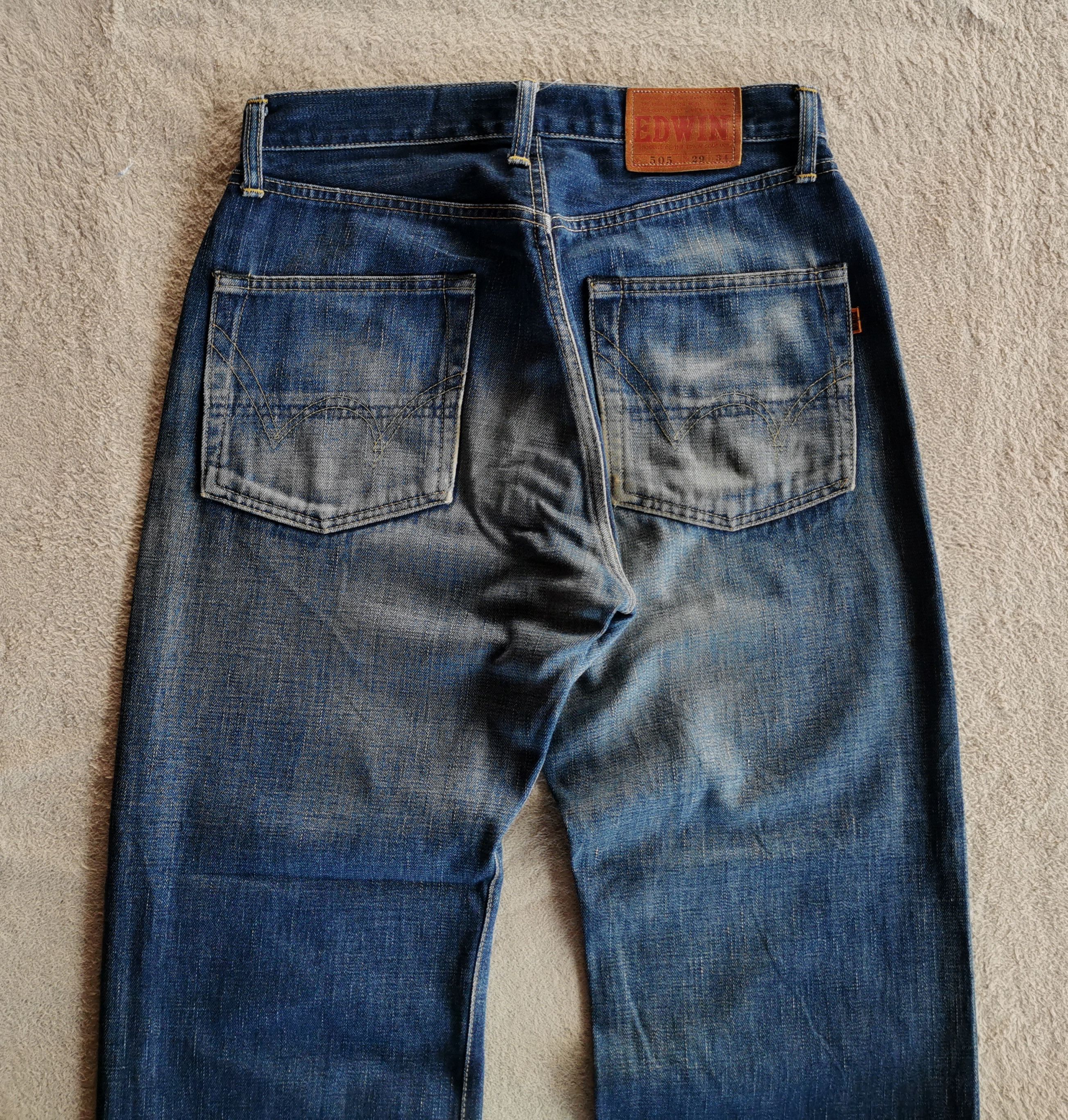 Edwin × Japanese Brand Edwin Lot 505 Selvedge Jeans Size US 30 / EU 46 - 5 Thumbnail