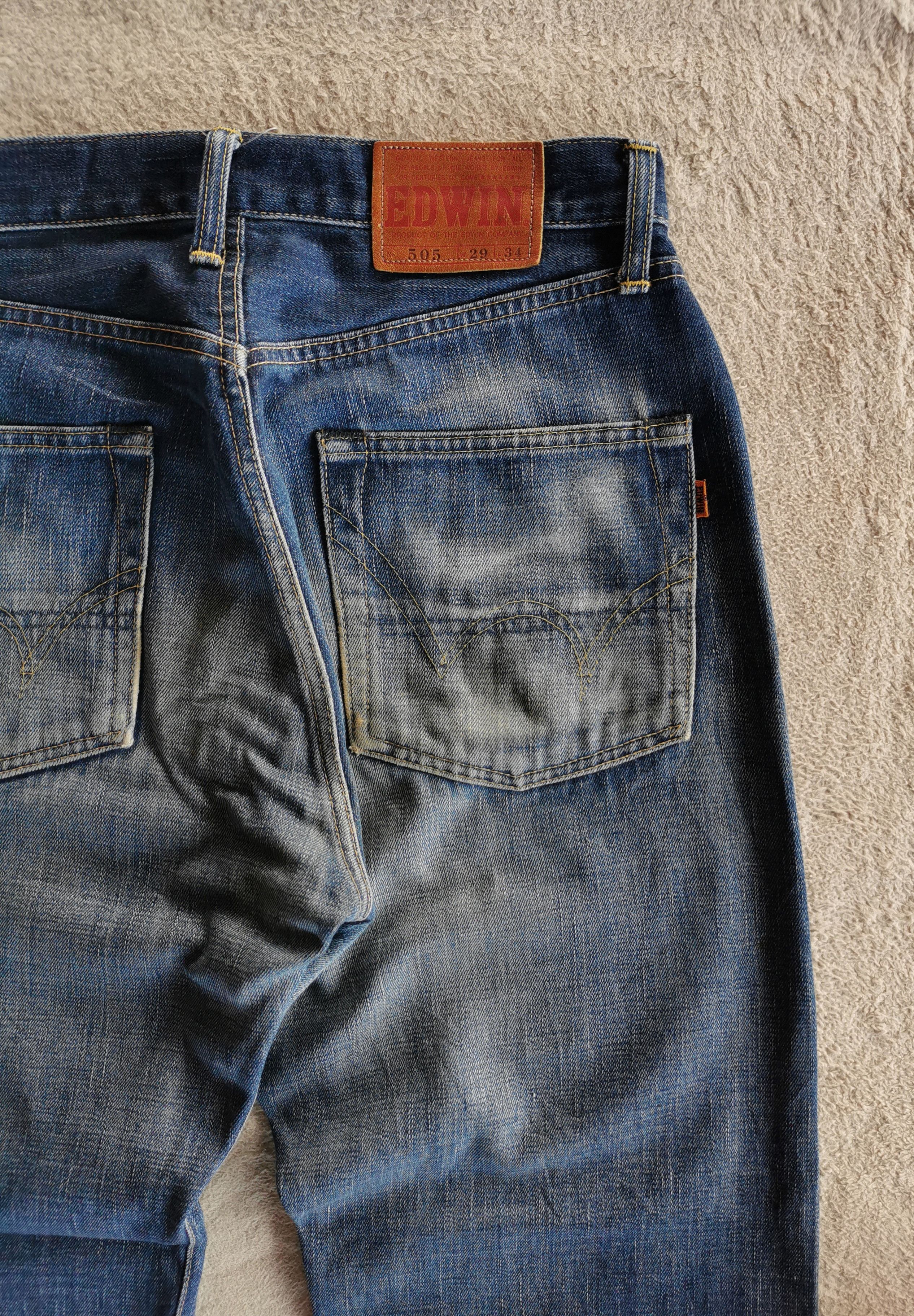 Edwin × Japanese Brand Edwin Lot 505 Selvedge Jeans Size US 30 / EU 46 - 4 Thumbnail