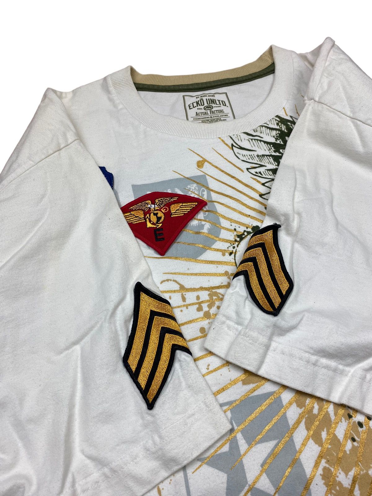 Marc Ecko Vintage Y2K Ecko Unltd All Over Print Graphic Tee MMA Size US XXL / EU 58 / 5 - 4 Thumbnail