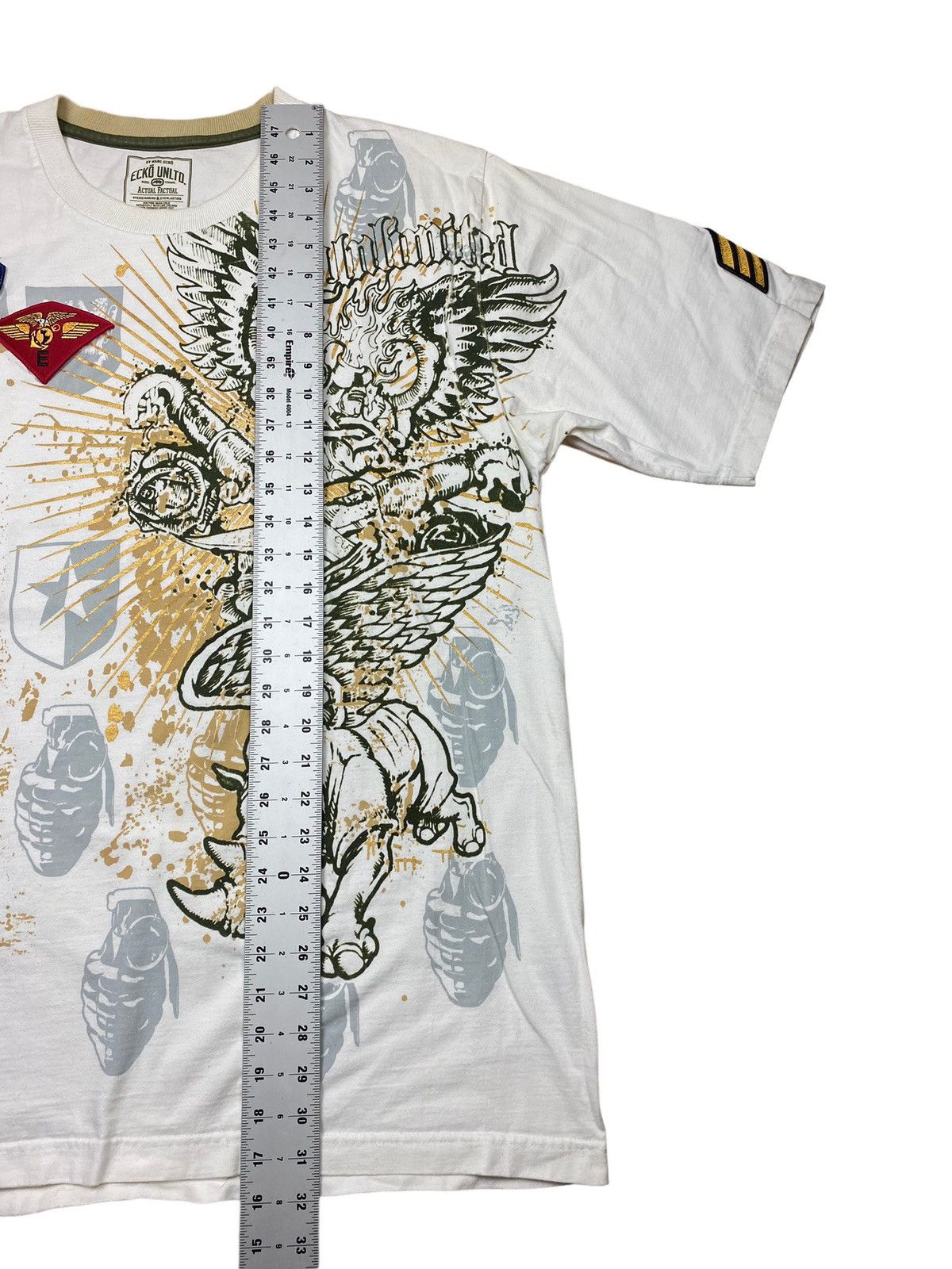 Marc Ecko Vintage Y2K Ecko Unltd All Over Print Graphic Tee MMA Size US XXL / EU 58 / 5 - 10 Thumbnail
