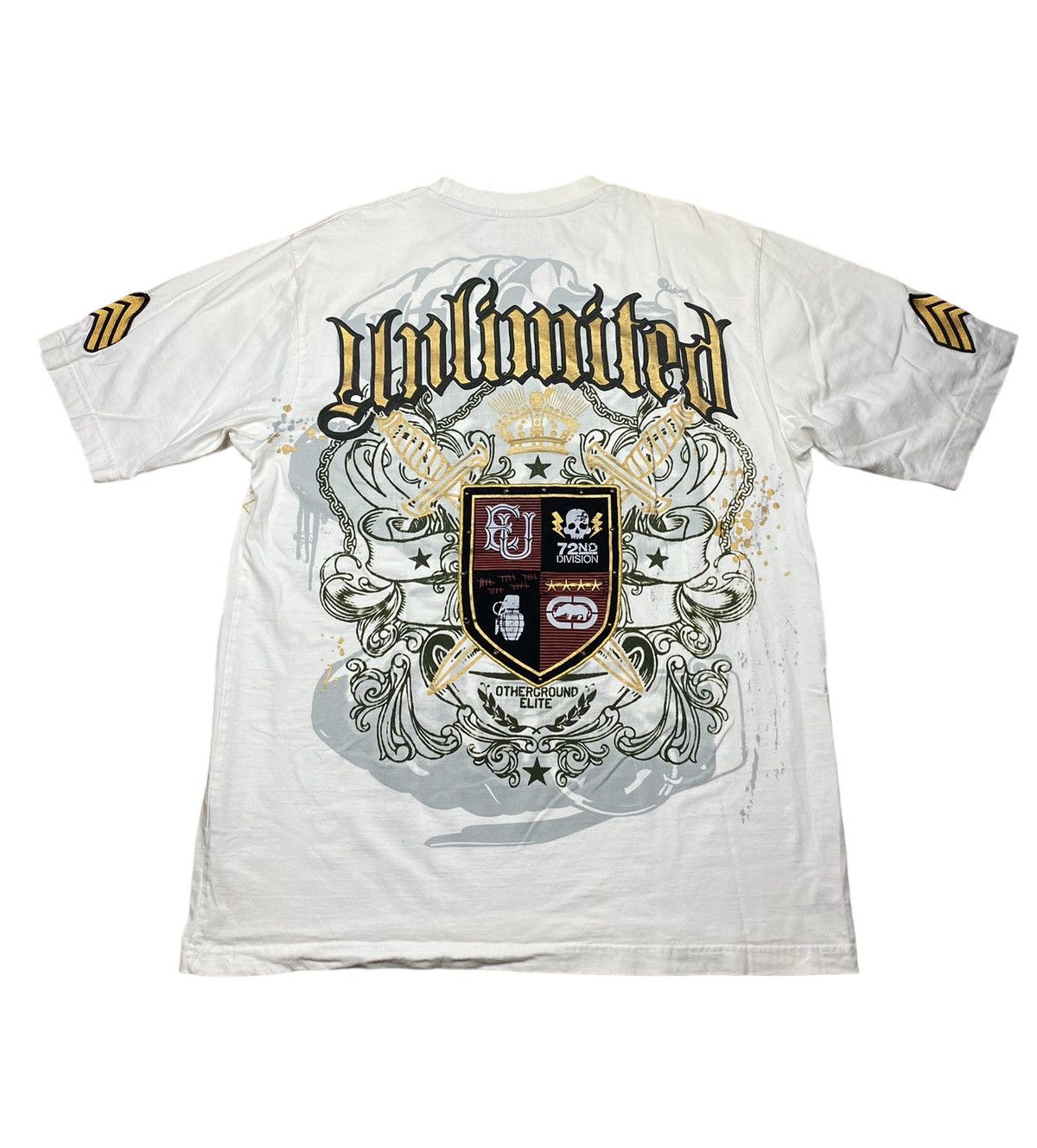Marc Ecko Vintage Y2K Ecko Unltd All Over Print Graphic Tee MMA Size US XXL / EU 58 / 5 - 2 Thumbnail