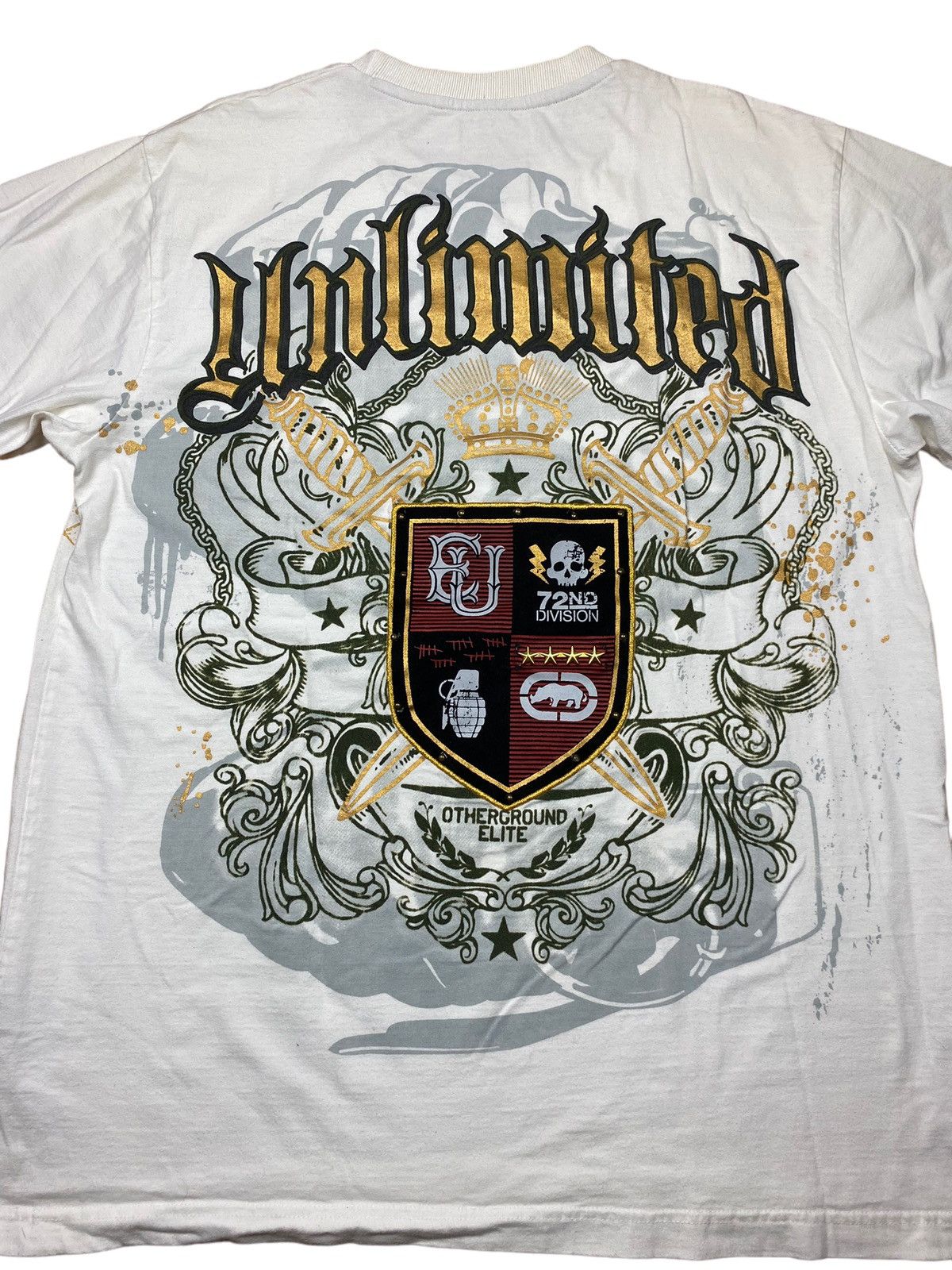 Marc Ecko Vintage Y2K Ecko Unltd All Over Print Graphic Tee MMA Size US XXL / EU 58 / 5 - 5 Thumbnail